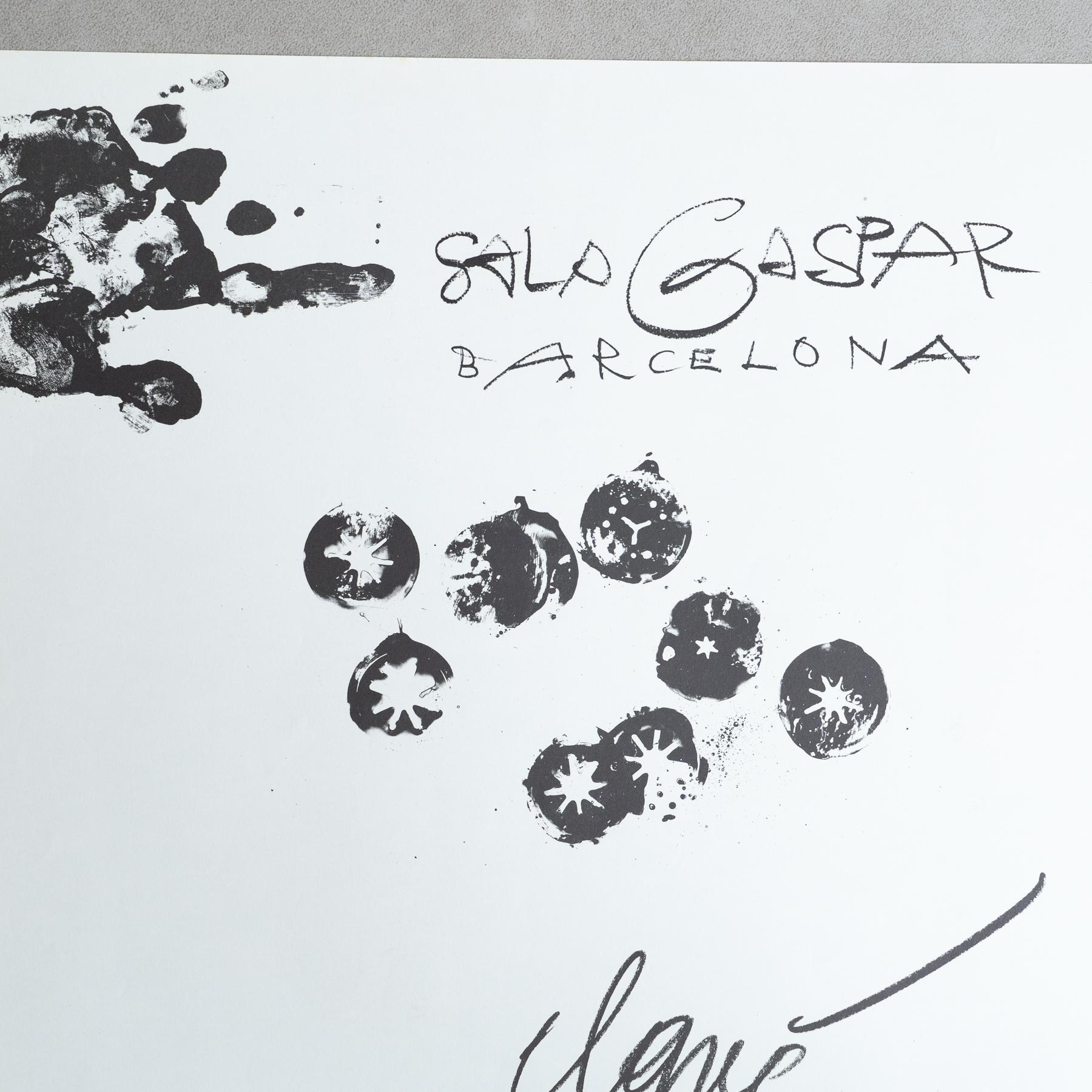 Original 1970 Ausstellungsplakat von Antoni Clavé - Sala Gaspar, Barcelona (Ende des 20. Jahrhunderts) im Angebot