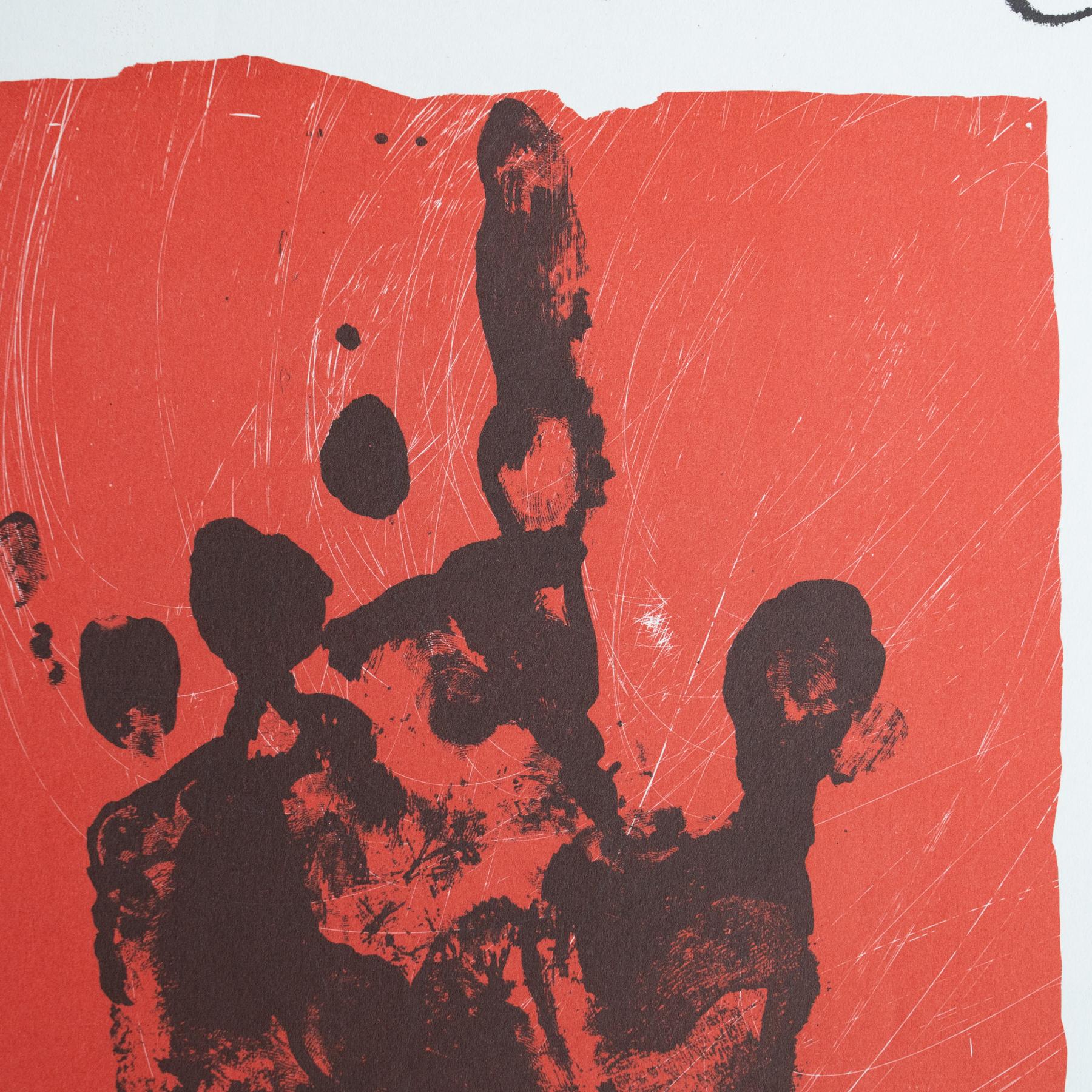 Original 1970 Ausstellungsplakat von Antoni Clavé - Sala Gaspar, Barcelona im Angebot 3
