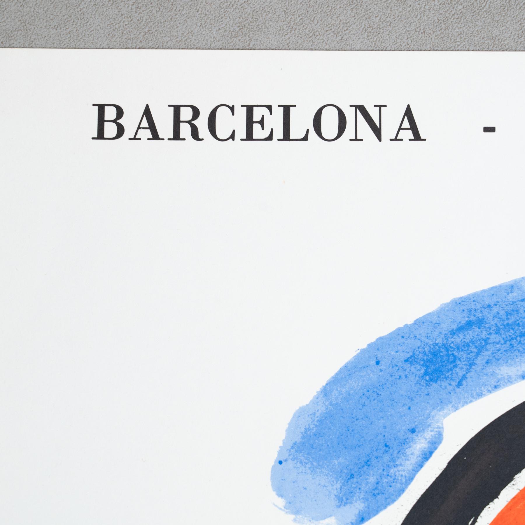 Original 1970 Exhibition Poster by Joan Miró – Sala Gaspar, Barcelona 4