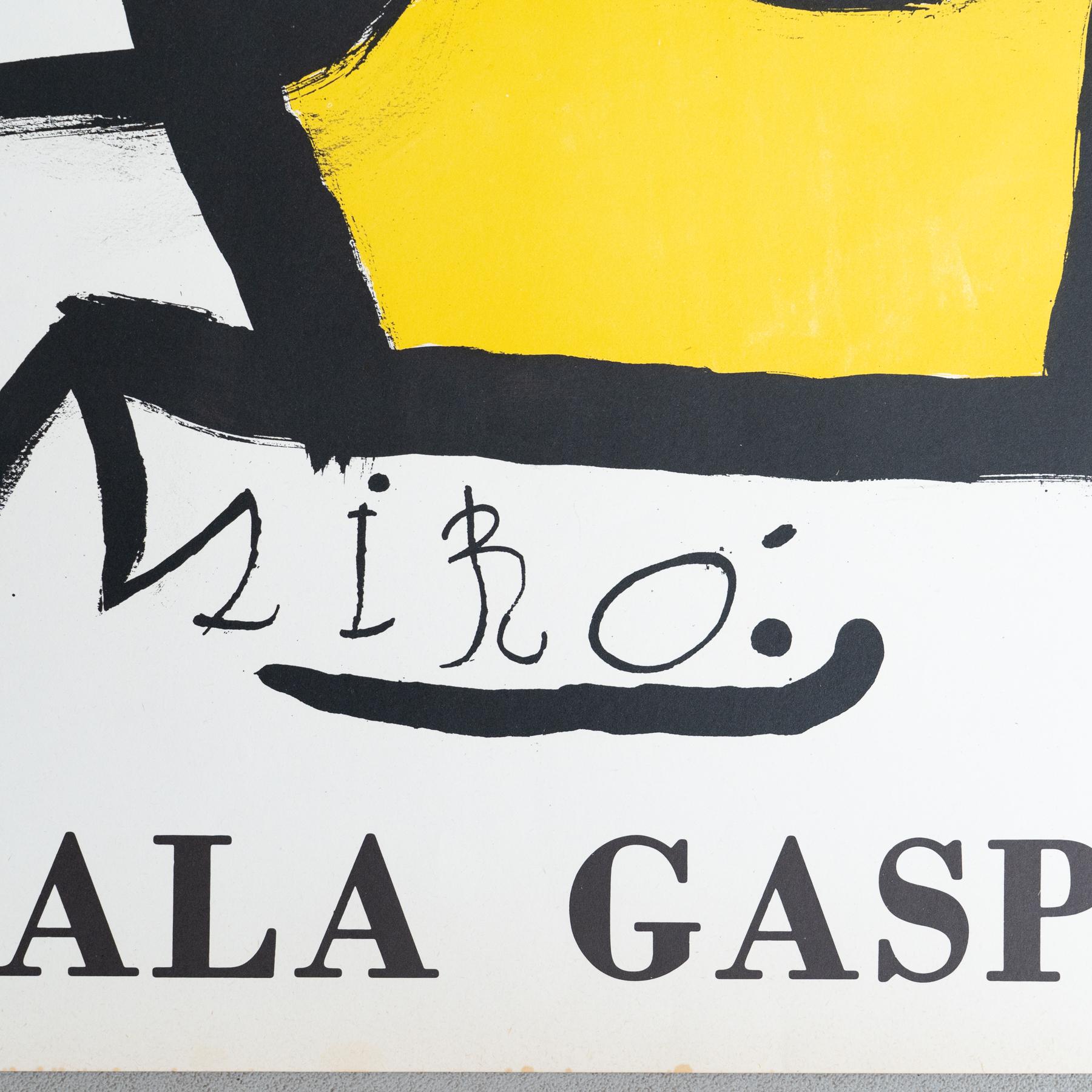 Original 1970 Exhibition Poster by Joan Miró – Sala Gaspar, Barcelona 1