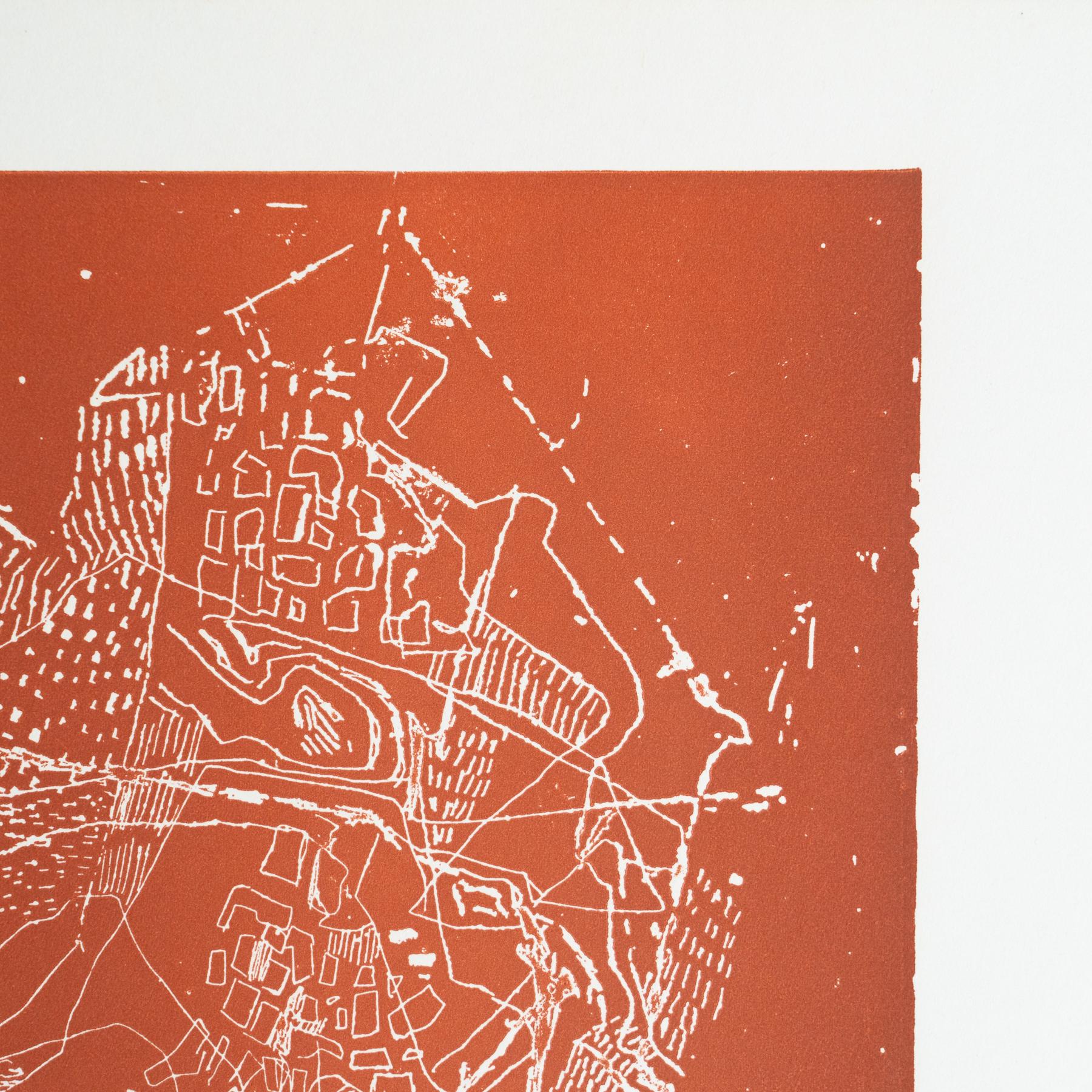 Poster originale della mostra del 1970 - Vilacasas/Claret presso la Galería Günther Franke in vendita 2