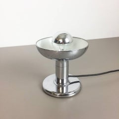 Lampada da tavolo Sputnik cromata originale degli anni '70 realizzata da Cosack Lights, Germania