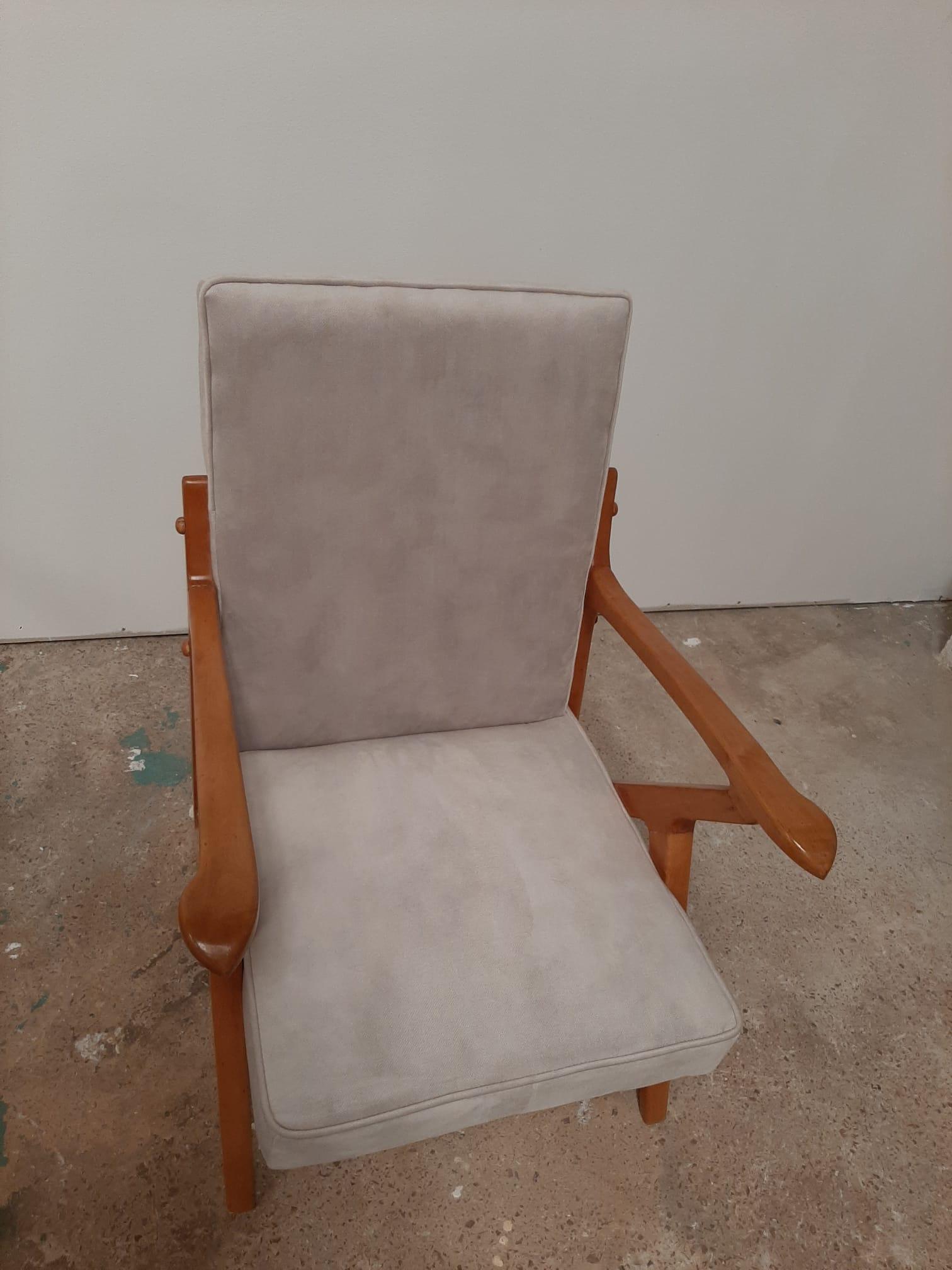 Late 20th Century Original 1970s Designer Mid-Century Style Armchairs, Mid-Century Danish Chairs For Sale