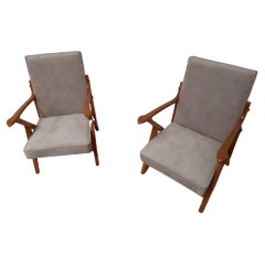 Vintage Original 1970s Designer Mid-Century Style Armchairs, Mid-Century Danish Chairs