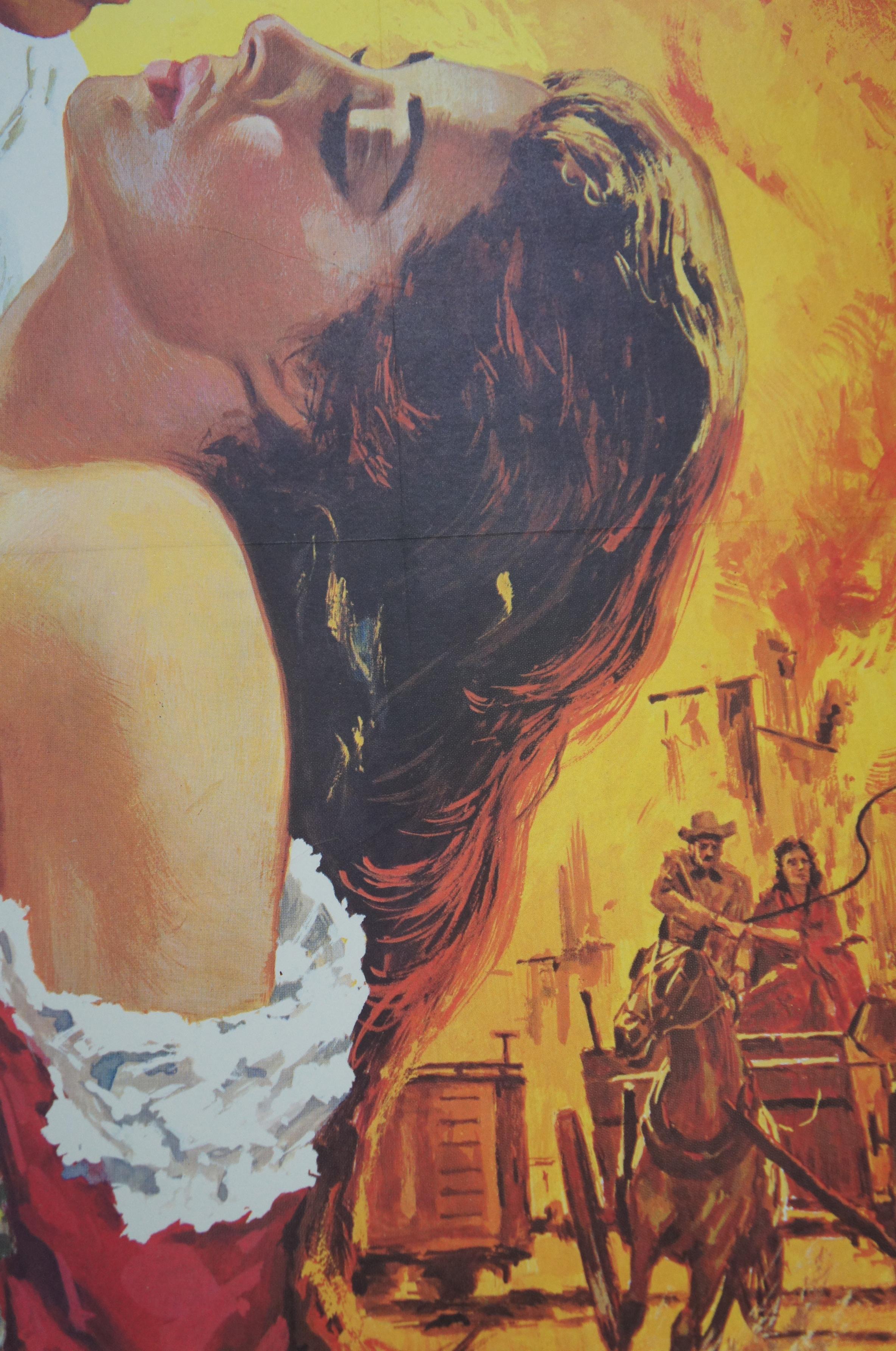Affiche d'origine du film français Gone with the Wind, 64 exemplaires, Gable Fleming en vente 1