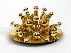 Original 1970s Large Cosack Sputnik Space Age Ceiling Lamp in Brass Color
