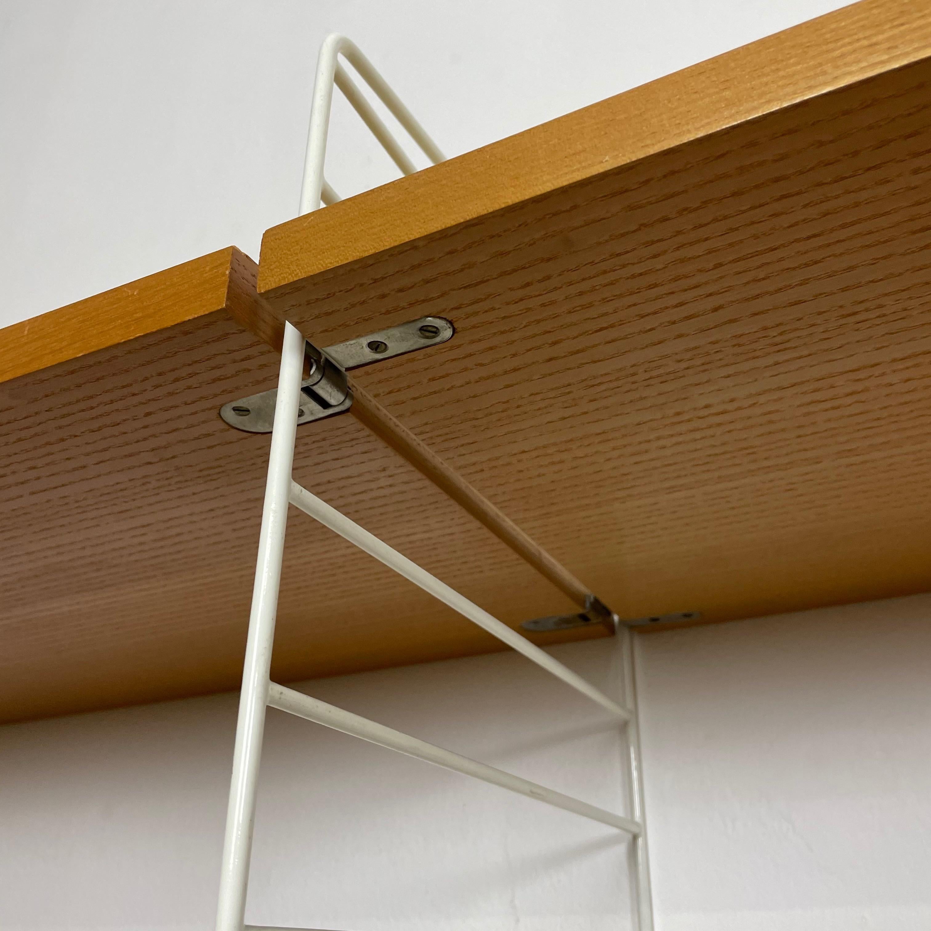 Modularer Wandschrank aus Eschenholz von Nisse Strinning, Schweden, 1970er Jahre 3