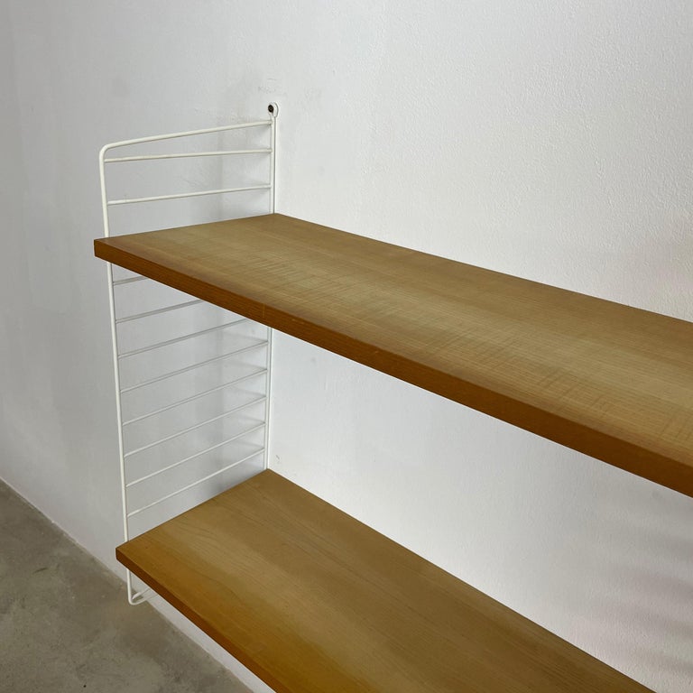 Original 1970s Modular String Wall Unit in Ashwood by Nisse Strinning ...