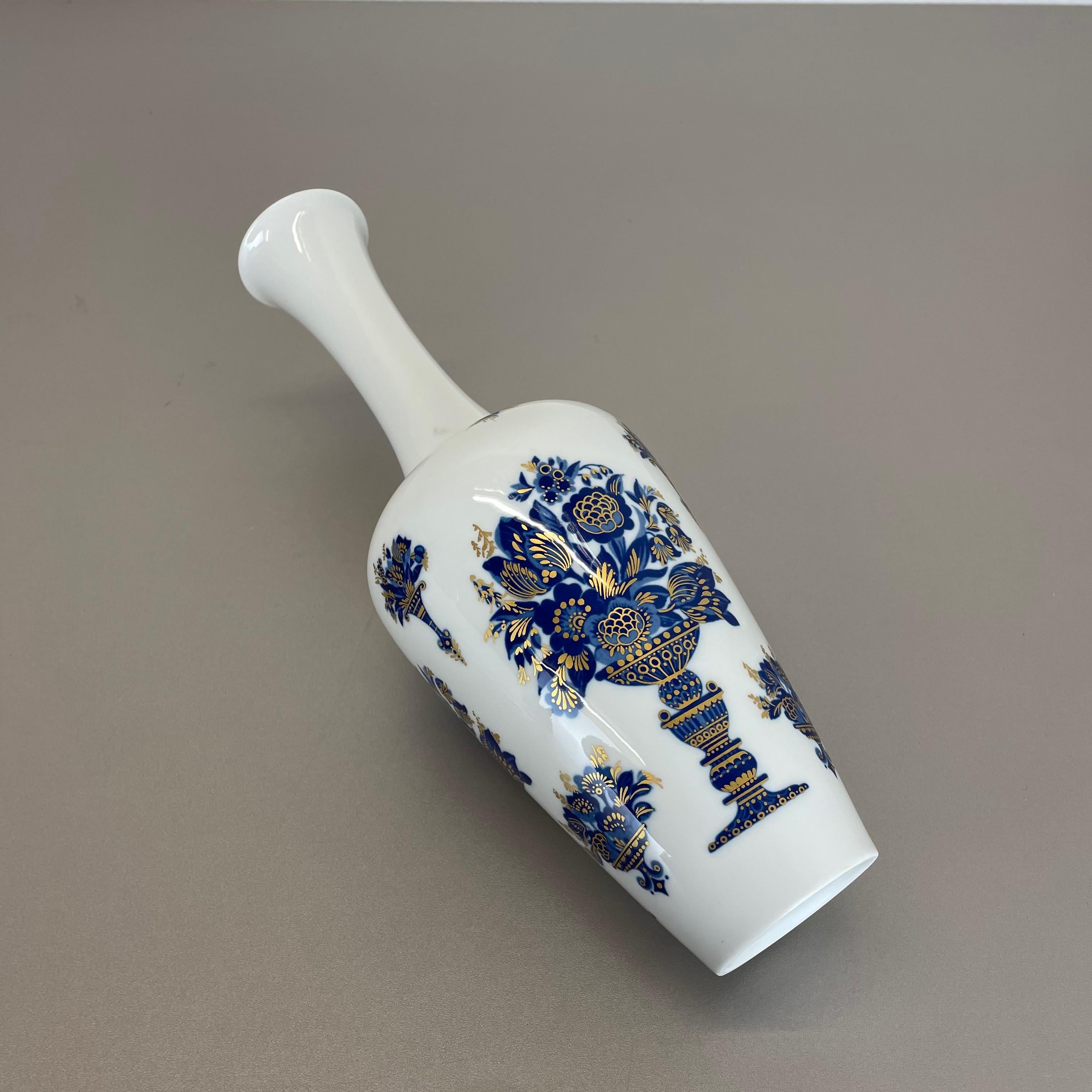 Original 1970s Op Art Vase Porcelain German Vase by Heinrich Ceramics, Germany For Sale 7