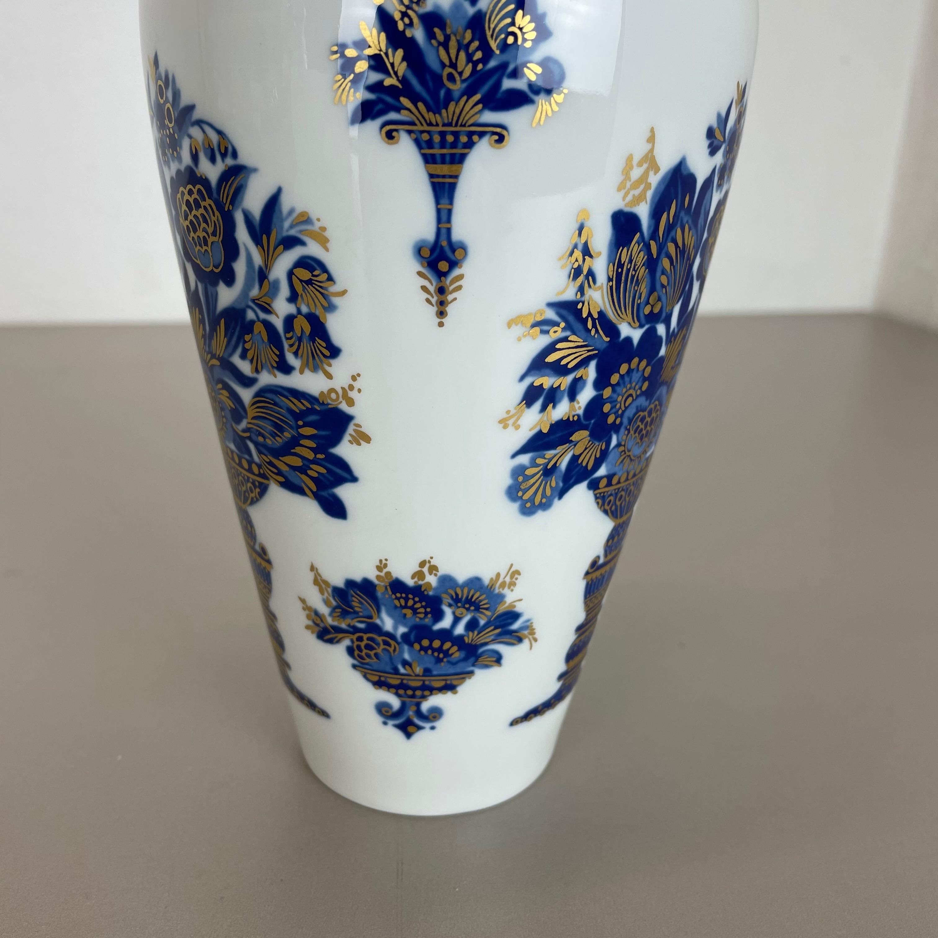 Original Op-Art-Vase aus Porzellan, deutsche Vase von Heinrich Ceramics, Deutschland, 1970er Jahre (Moderne der Mitte des Jahrhunderts) im Angebot