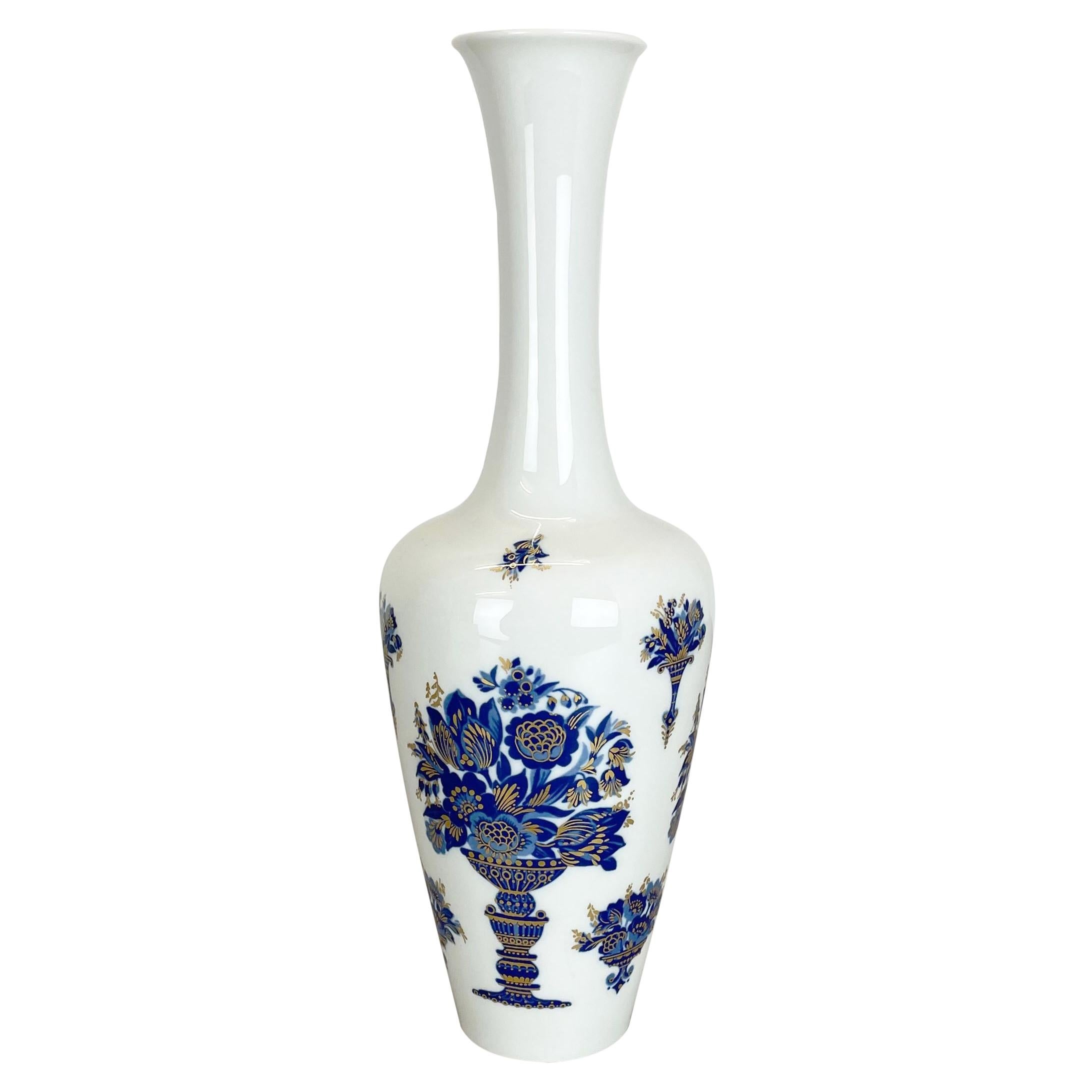 Original 1970s Op Art Vase Porcelain German Vase by Heinrich Ceramics, Germany