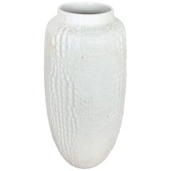 Original 1970s Porcelain Op Art Vase Made by AK Kaiser, Germany