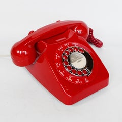 Original 1970s Red GPO Model 746L Telephone Full Working Order