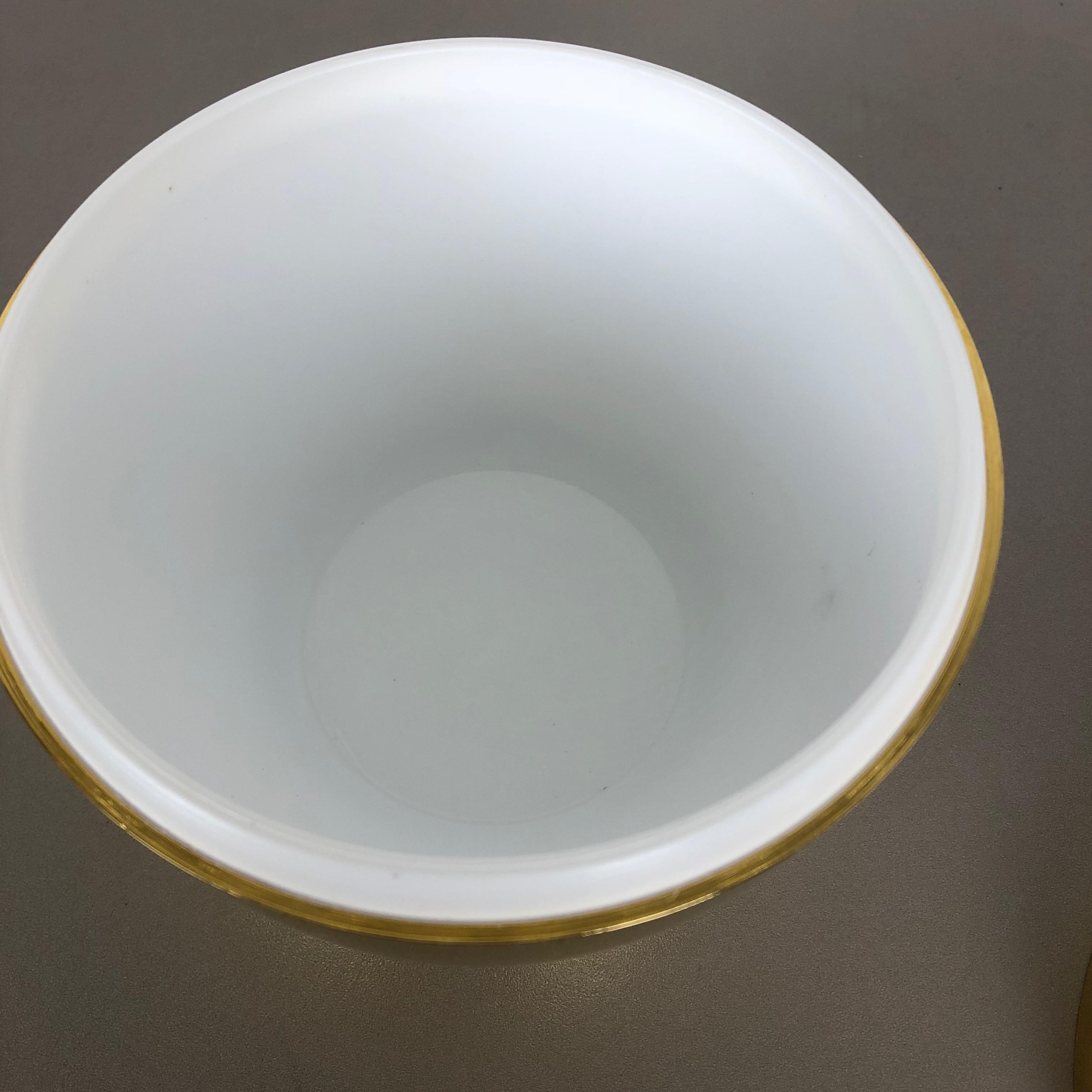 Original 1970s Suisse Freddo Therm Ice Cube Bucket Element Hollywood Regency 4