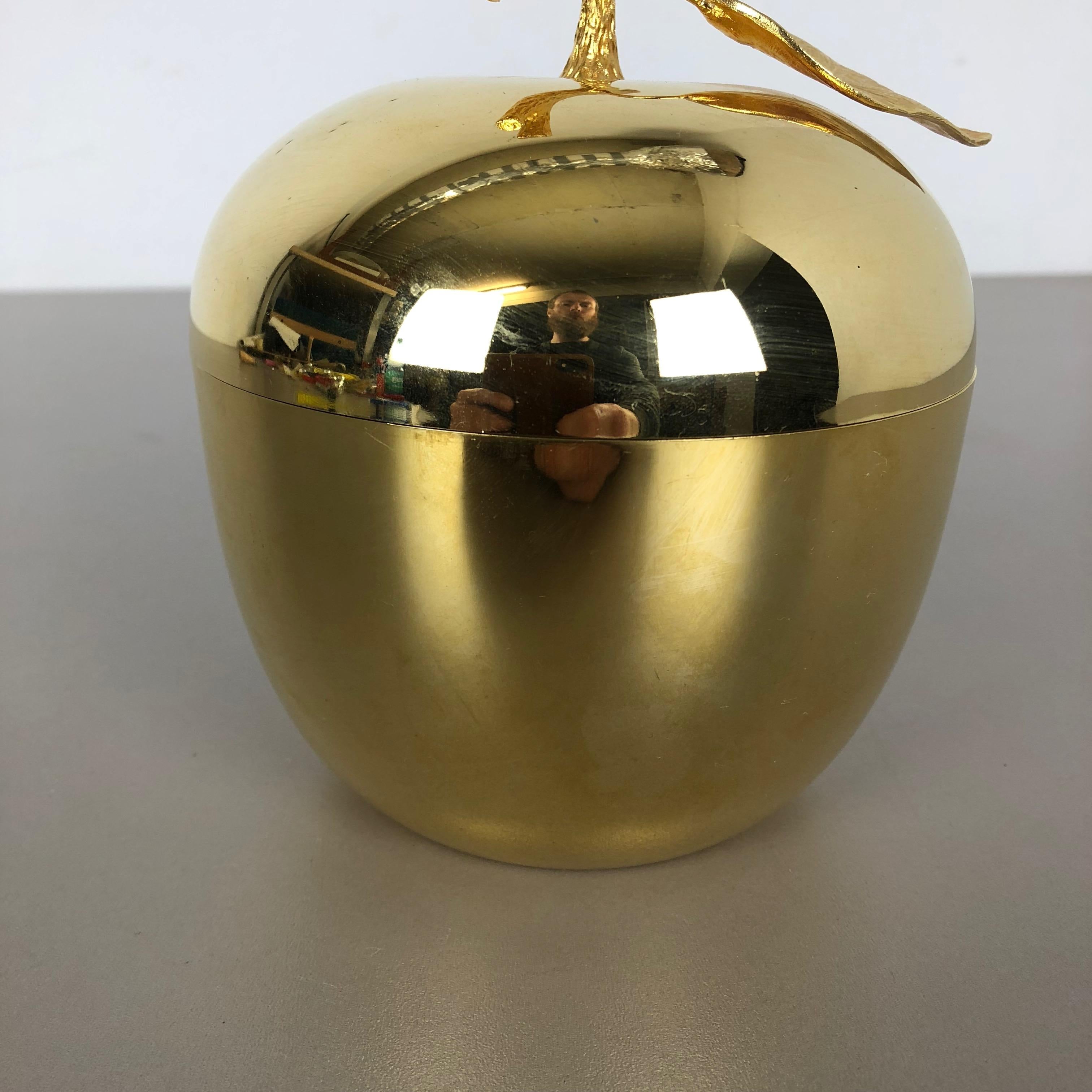 Plastic Original 1970s Suisse Freddo Therm Ice Cube Bucket Element Hollywood Regency