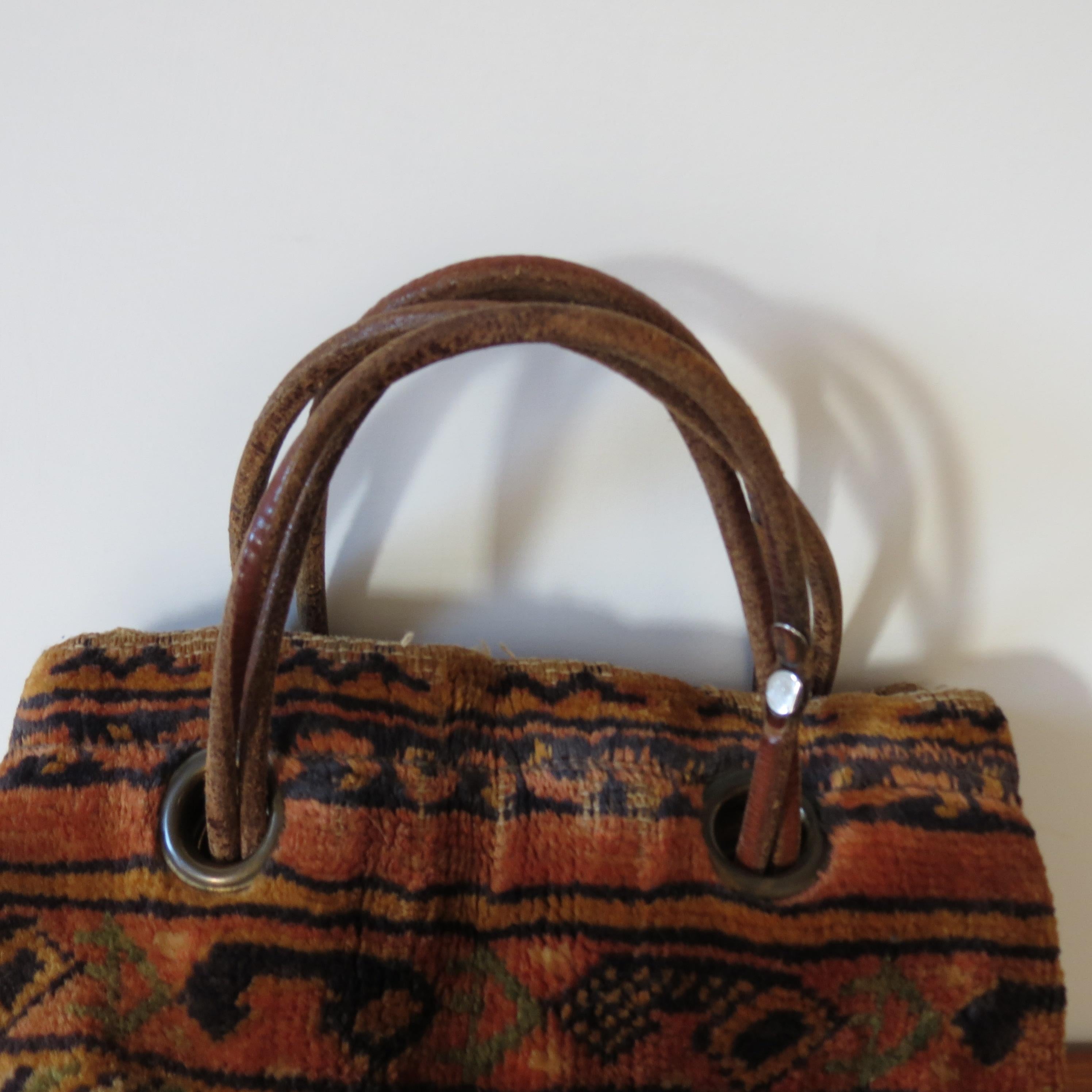 tapestry carpet bag