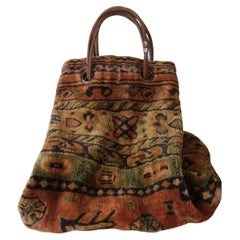 Original 1970s Vintage Carpet Bag Tapestry Bag by the Carpet Bag Company