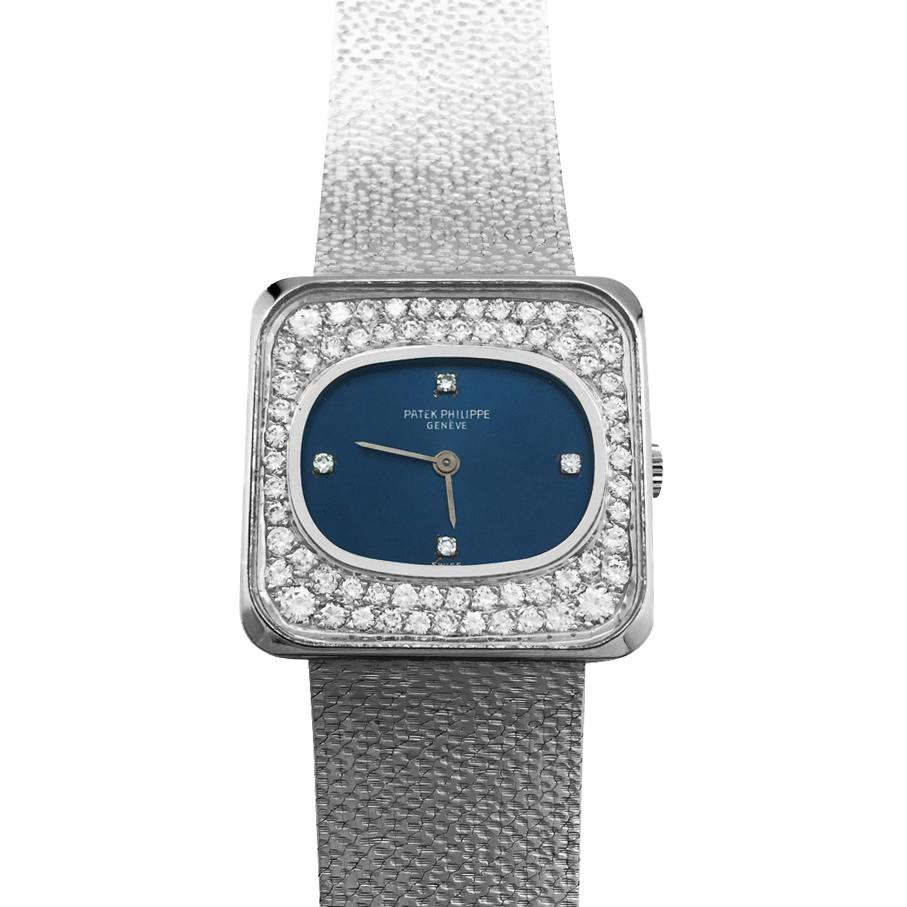 Uhr von Patek Philippe, um 1970, besetzt mit Diamanten