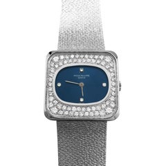 Retro Patek Philippe Watch, circa 1970 Set with Diamonds