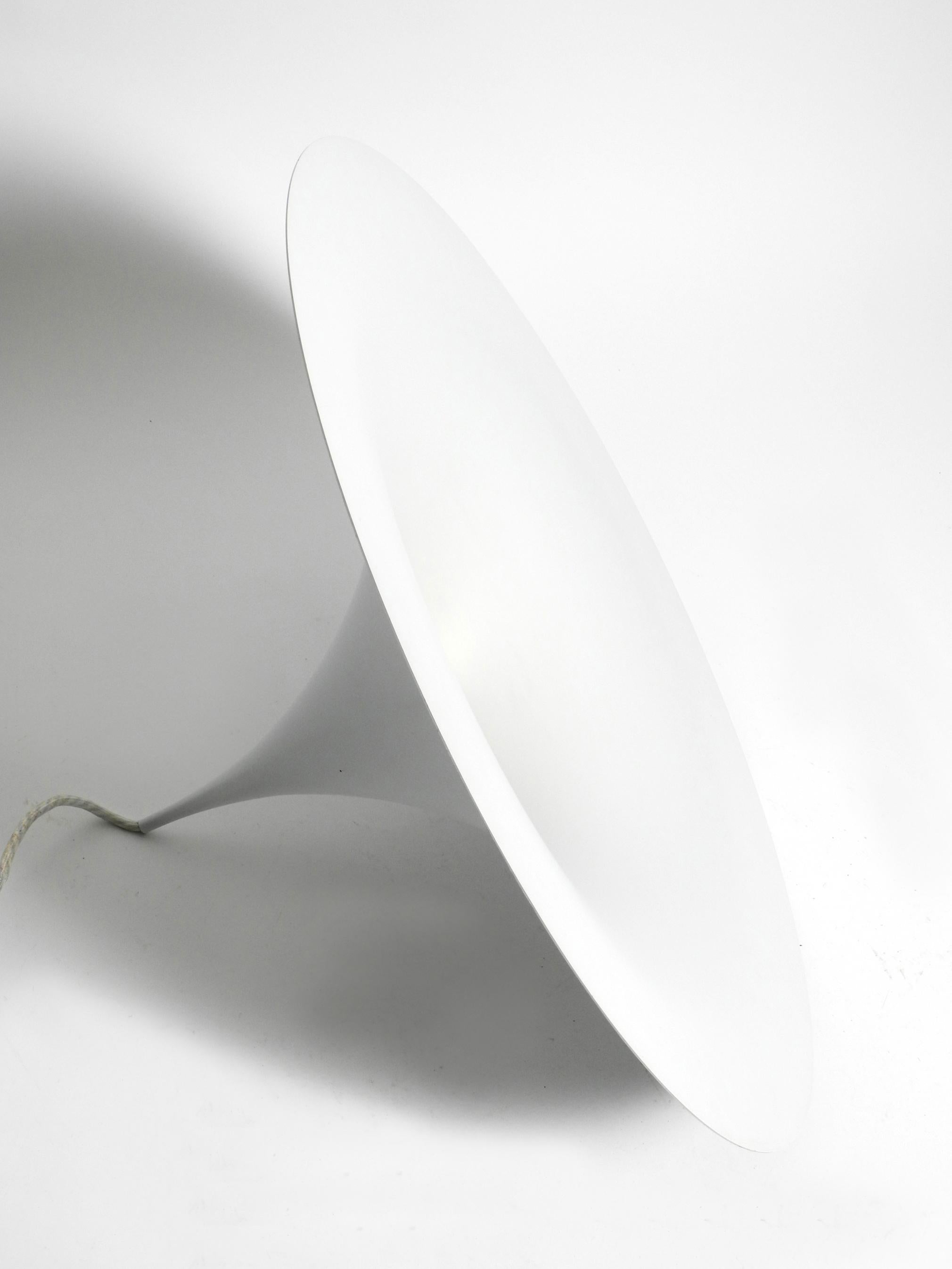 Original 1970s XXL Fog & Morup hanging lamp semi white with 70 cm diameter For Sale 2