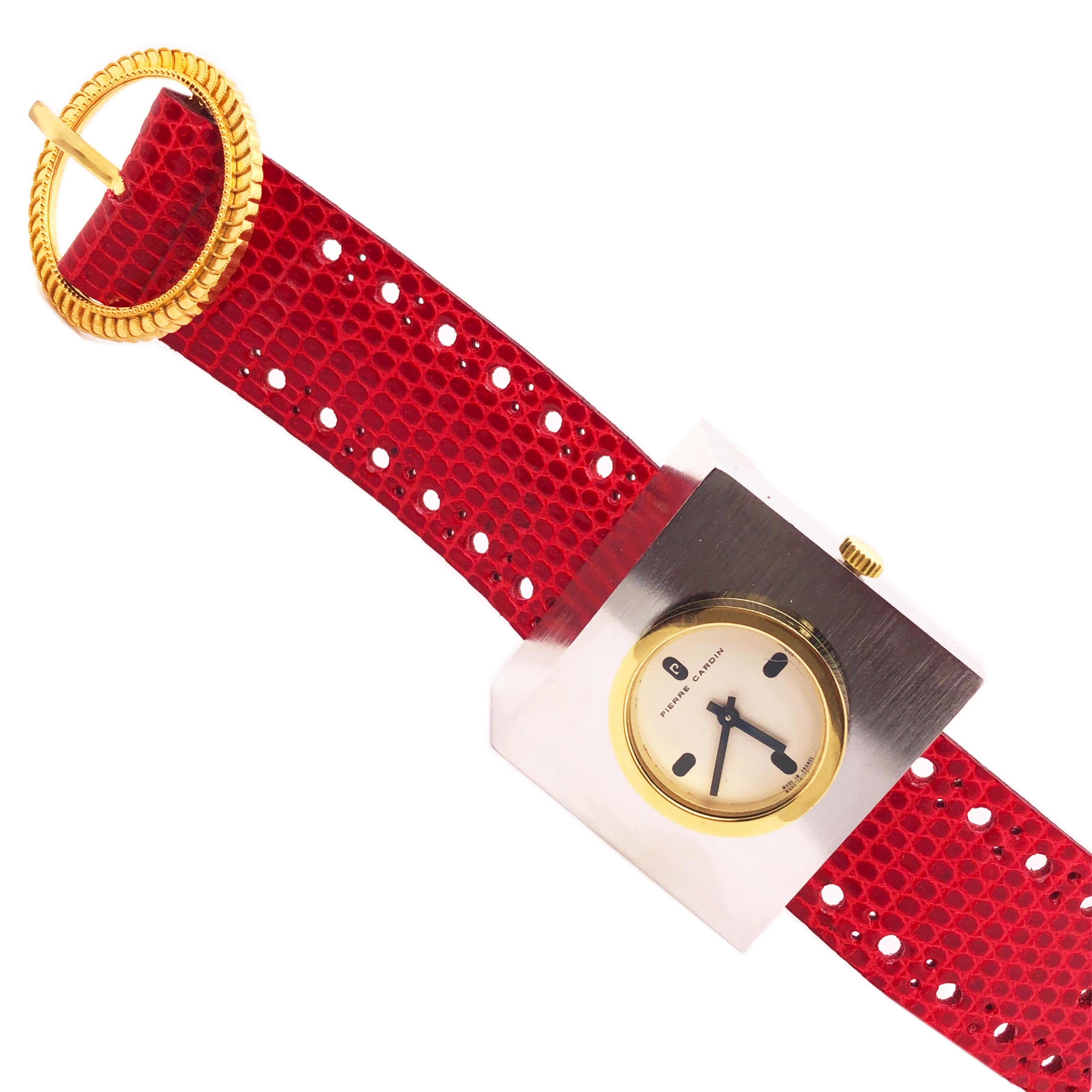 Handaufzugsuhr von Espace Jaeger-LeCoultre für Pierre Cardin, 1971 (Moderne)
