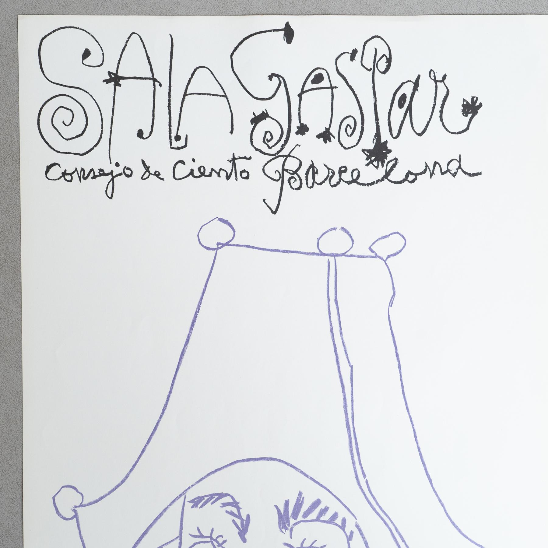 Spanish Original 1971 Limited Edition Exhibition Poster by Pablo Picasso For Sale