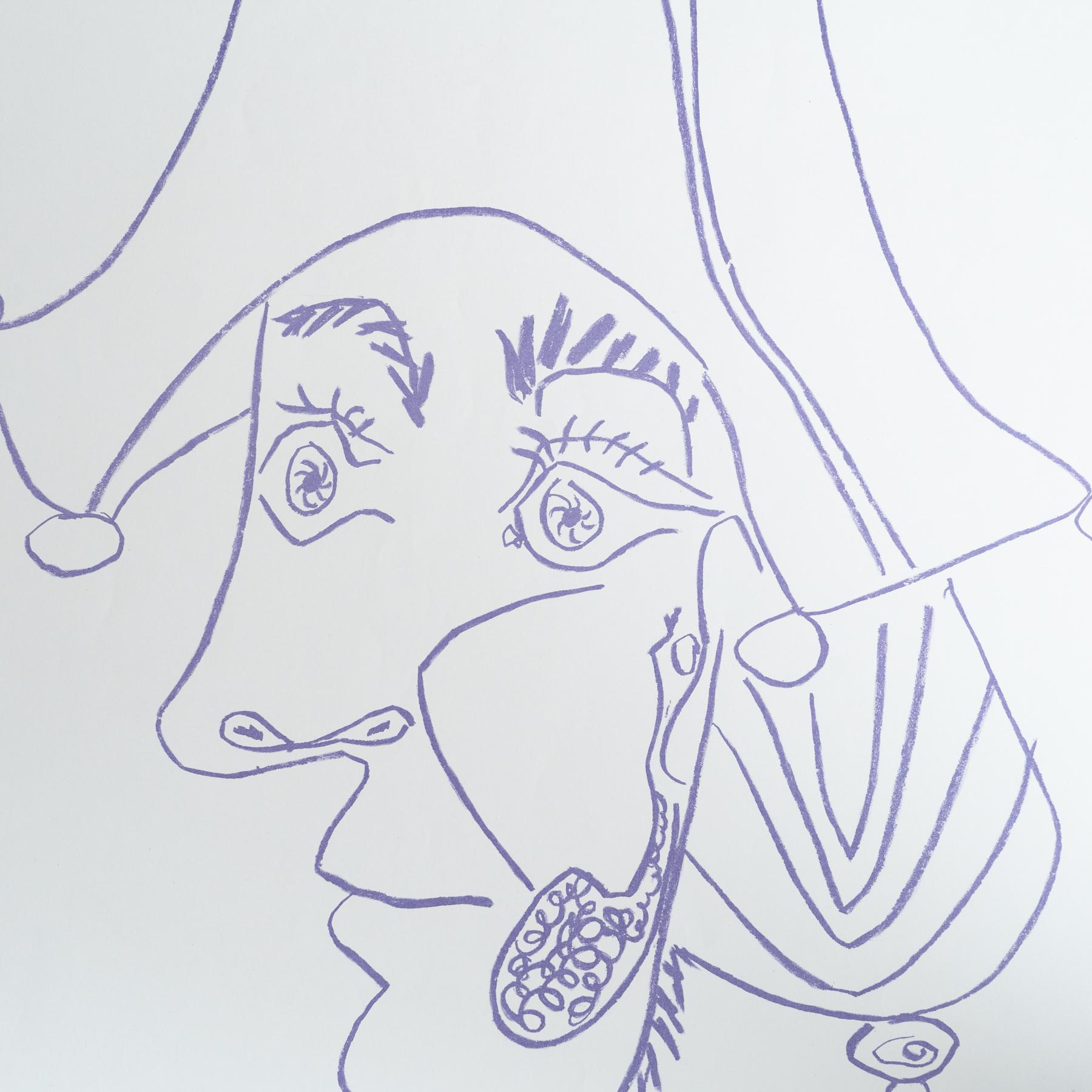 Original 1971 Limited Edition Exhibition Poster by Pablo Picasso In Good Condition For Sale In Barcelona, Barcelona