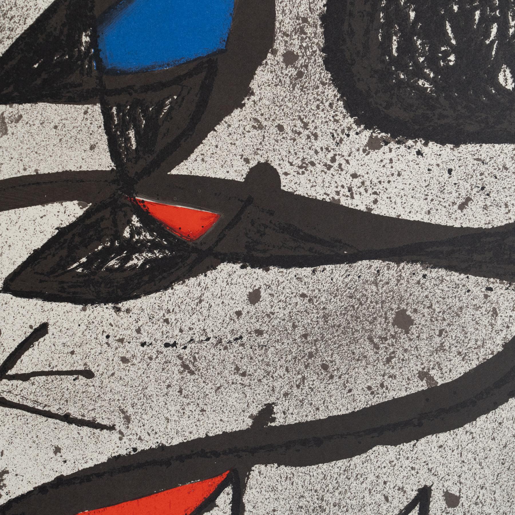 Original 1972 Exhibition Poster by Joan Miró – 