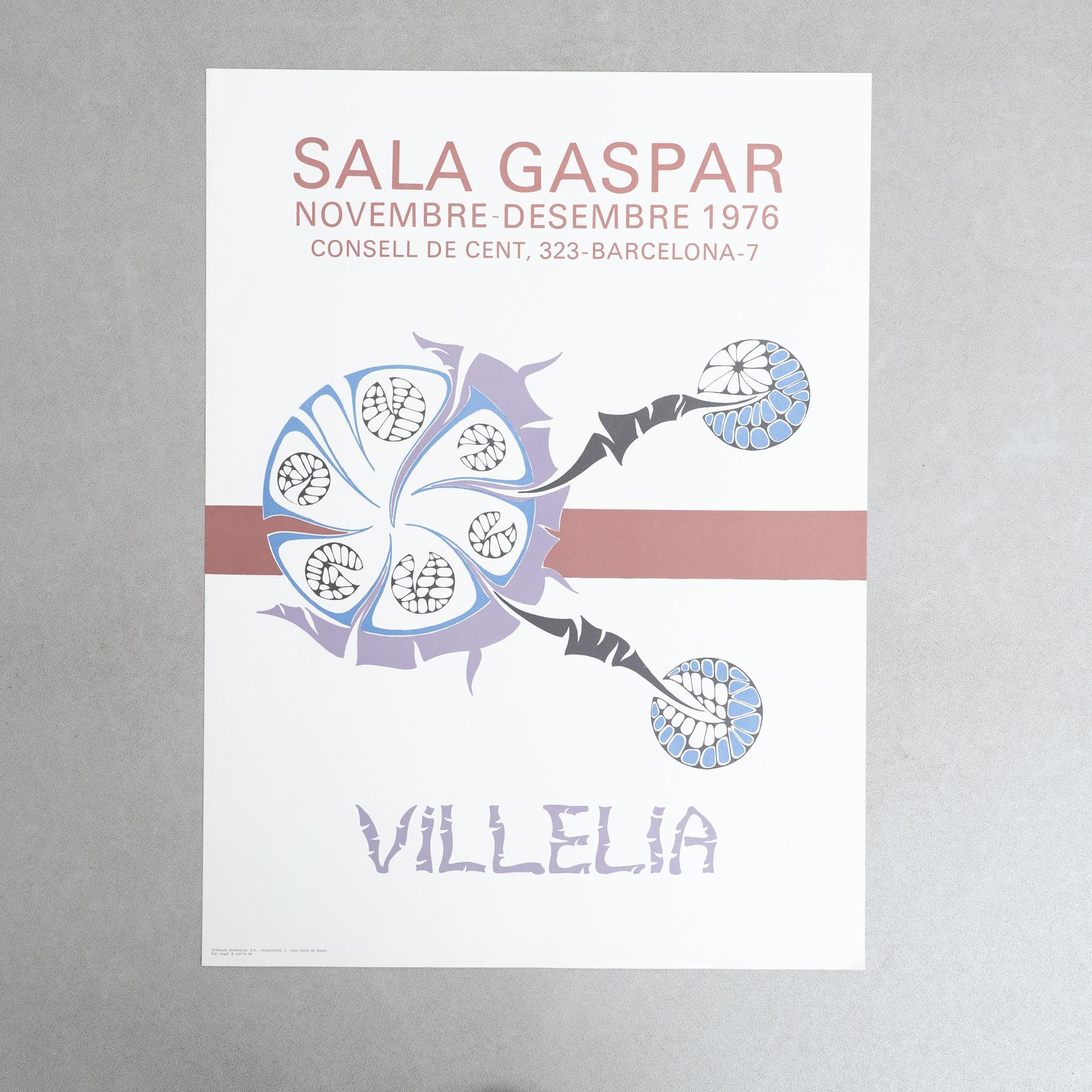 Affiche originale de l'exposition de 1976 de Moisès Villèlia - Sala Gaspar, Barcelone

Artistics : Moisès Villèlia

Exposition : Sala Gaspar, Barcelone

Année : 1976

Dimensions : 73,5 x 54,5 cm : 73,5 x 54,5 cm

Condit : Bon état vintage avec des