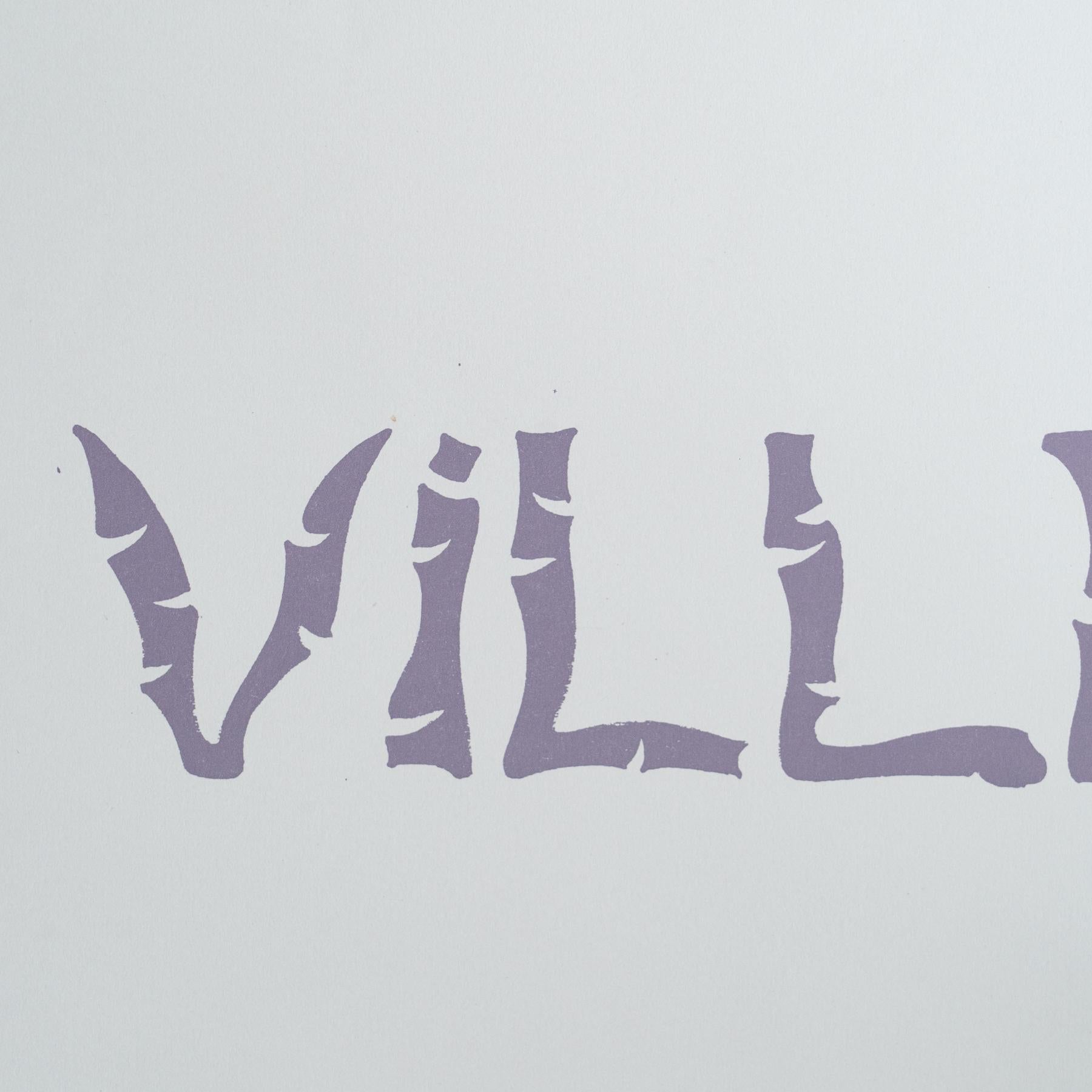 Original-Ausstellungsplakat von Moisès Villèlia, 1976 - Sala Gaspar, Barcelona im Angebot 3