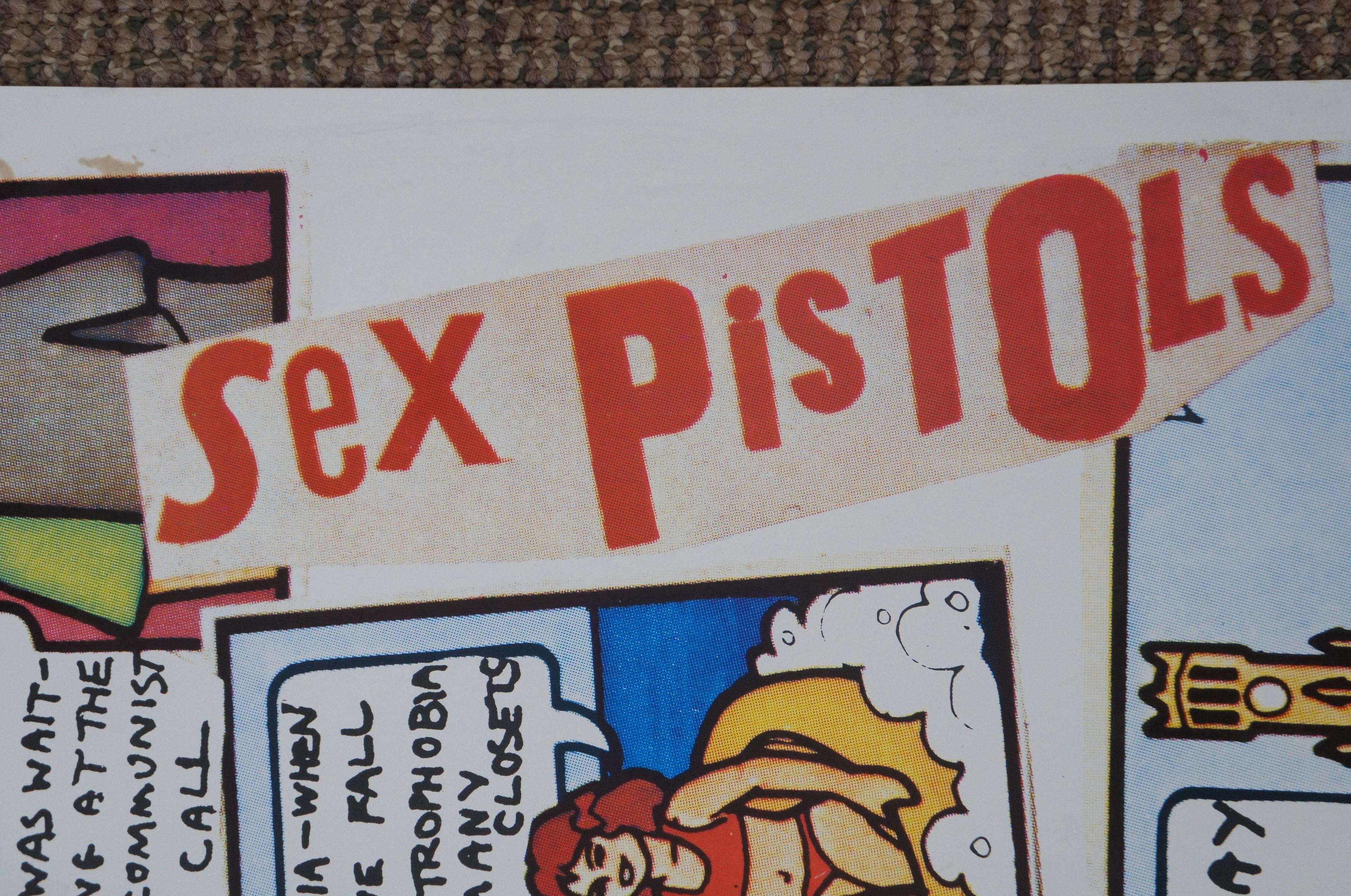Paper Original 1977 Holidays in the Sun Sex Pistols Promo Poster
