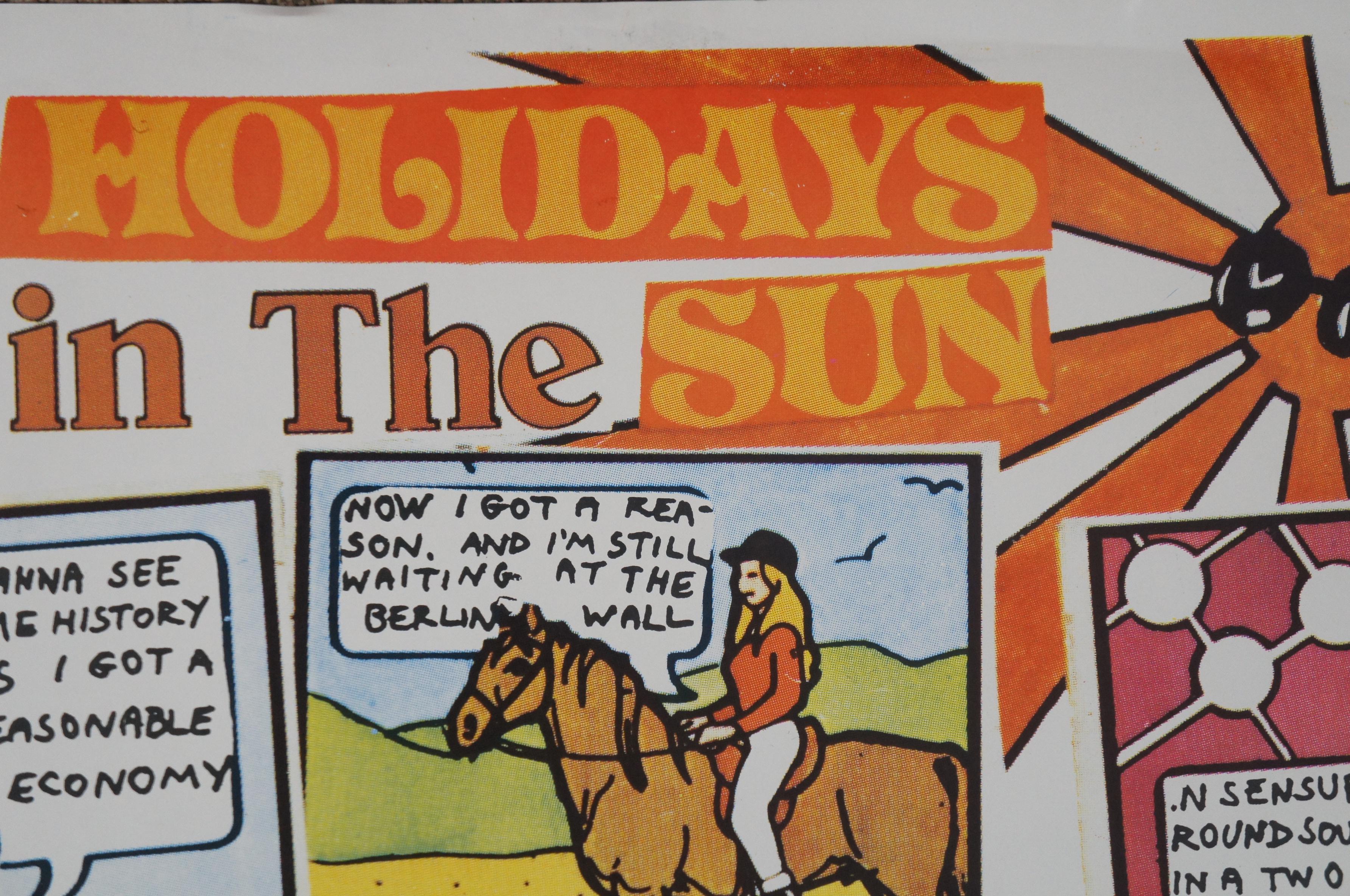 Original 1977 Holidays in the Sun Sex Pistols Promo Poster 3