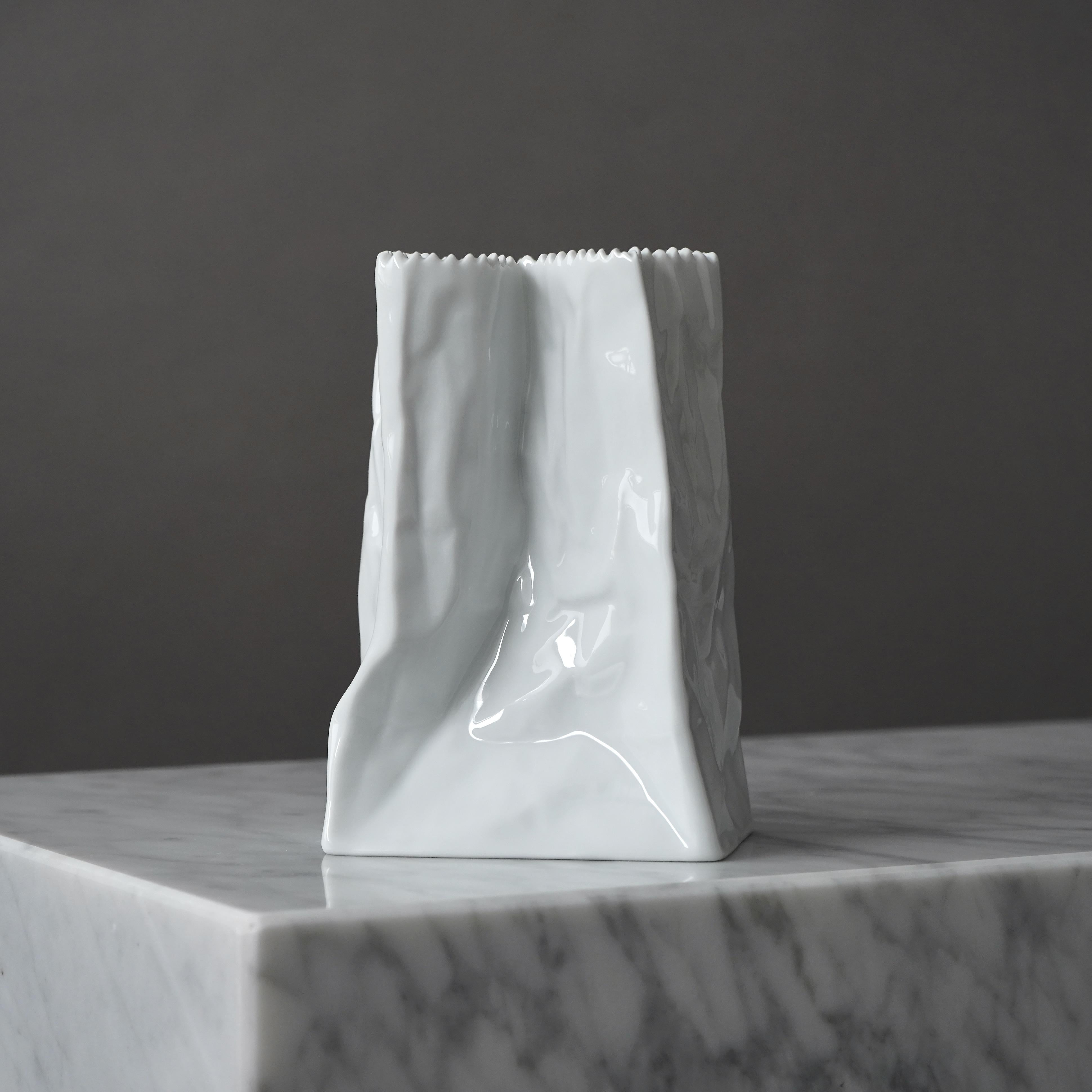 Vaso originale in porcellana Tapio Wirkkala 
