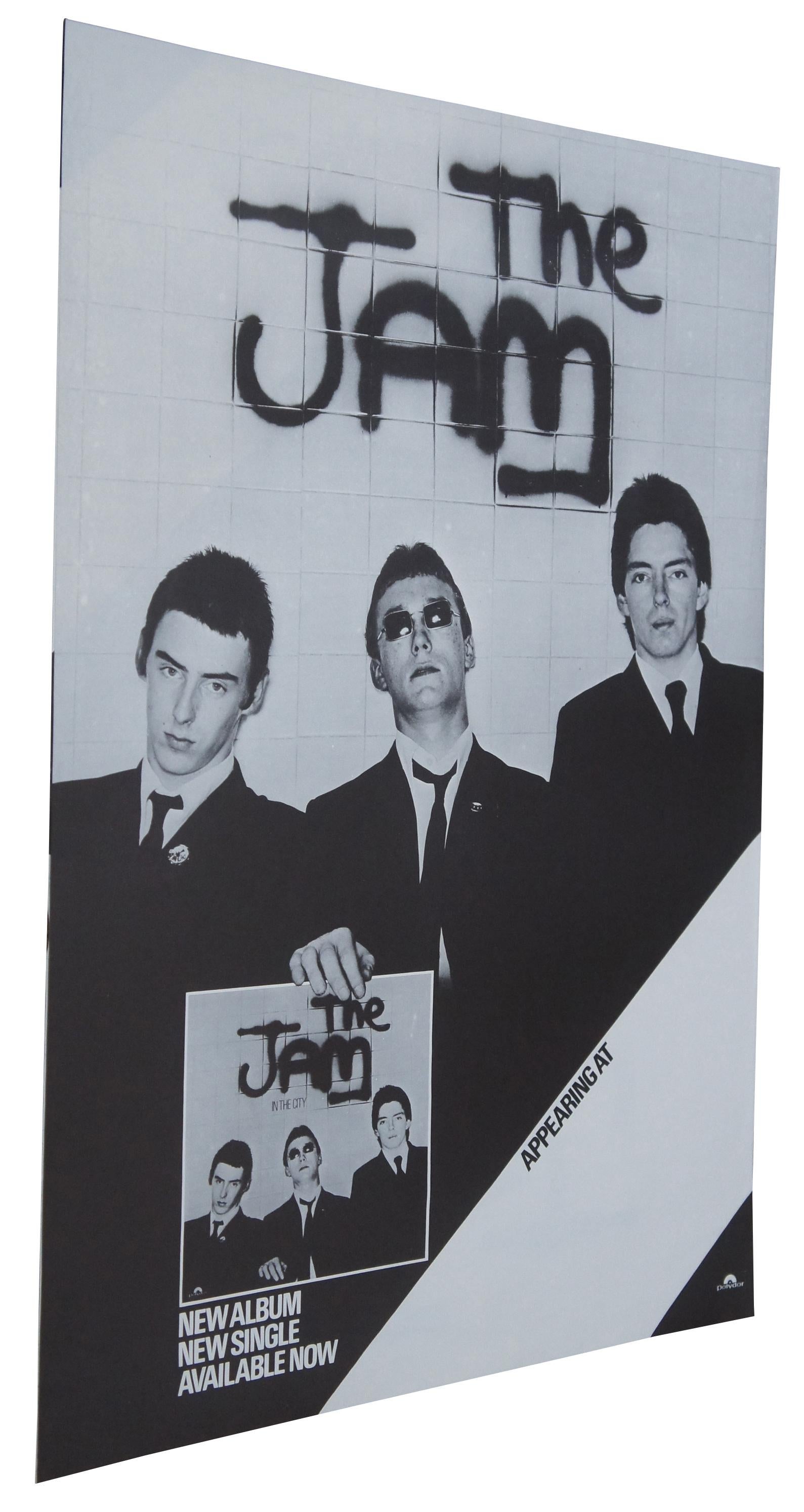 Modern Original 1977 The Jam in the City Poster Punk New Wave Mod