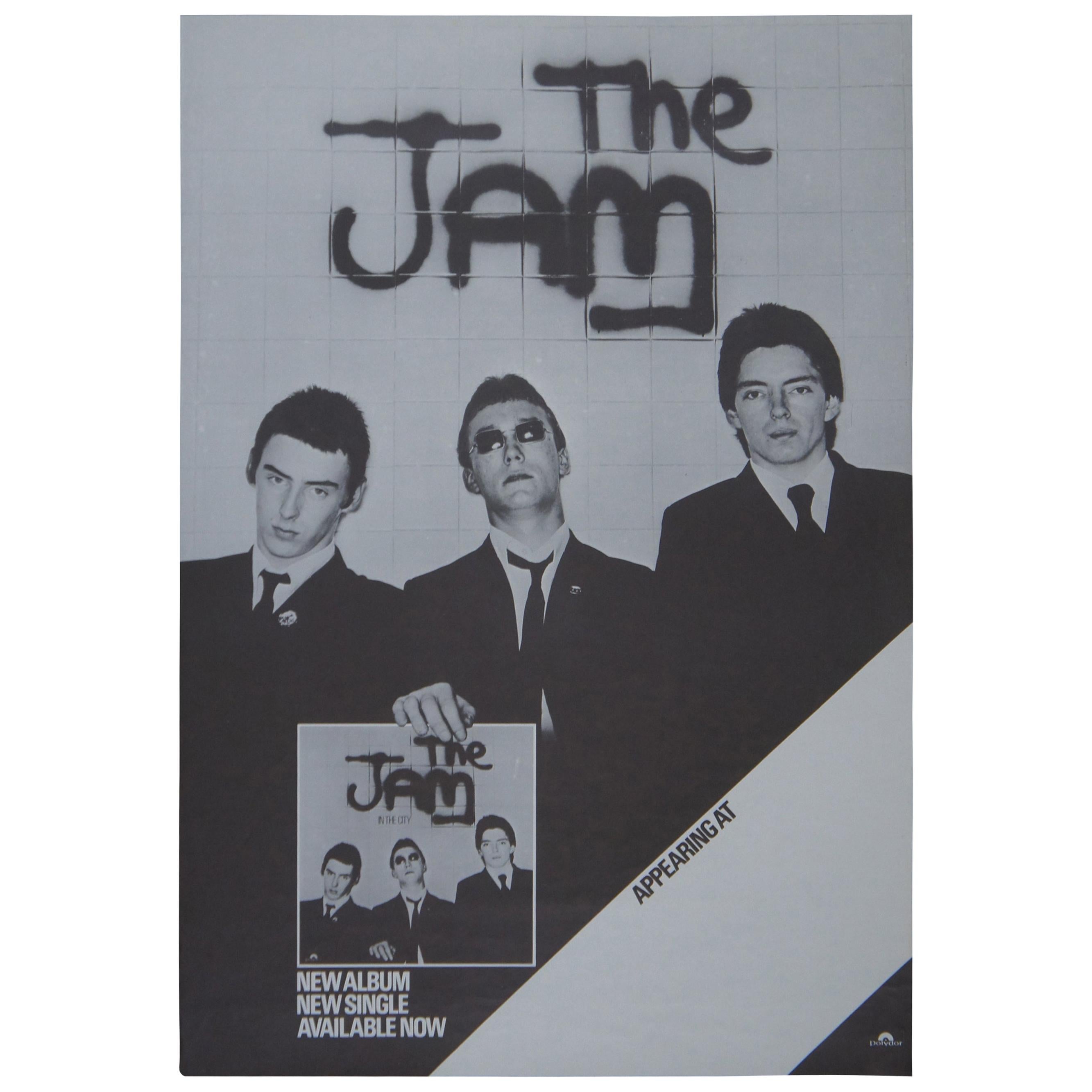 Original 1977 The Jam in the City Poster Punk New Wave Mod