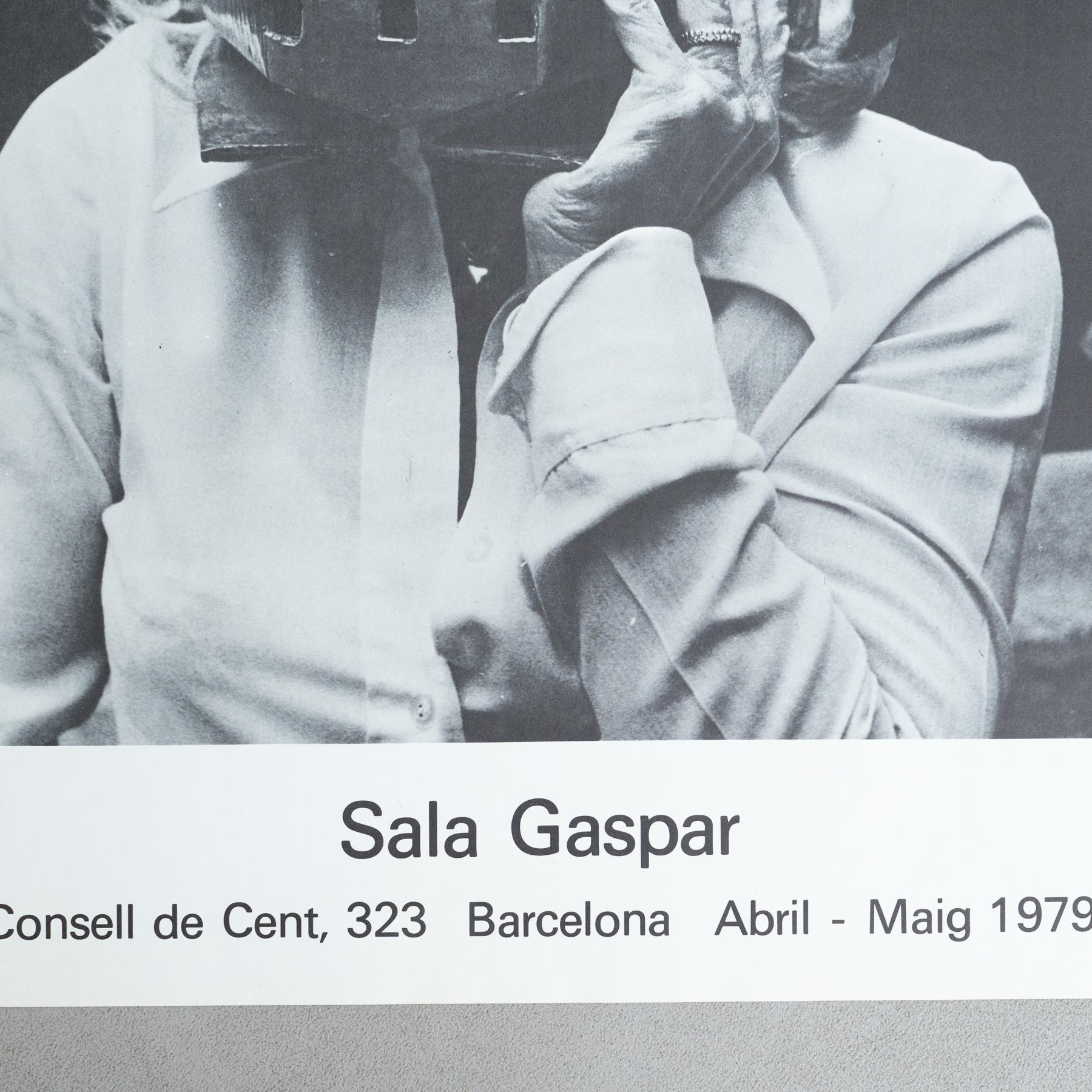 Spanish Original 1979 Exhibition Poster by María Simón For Sale