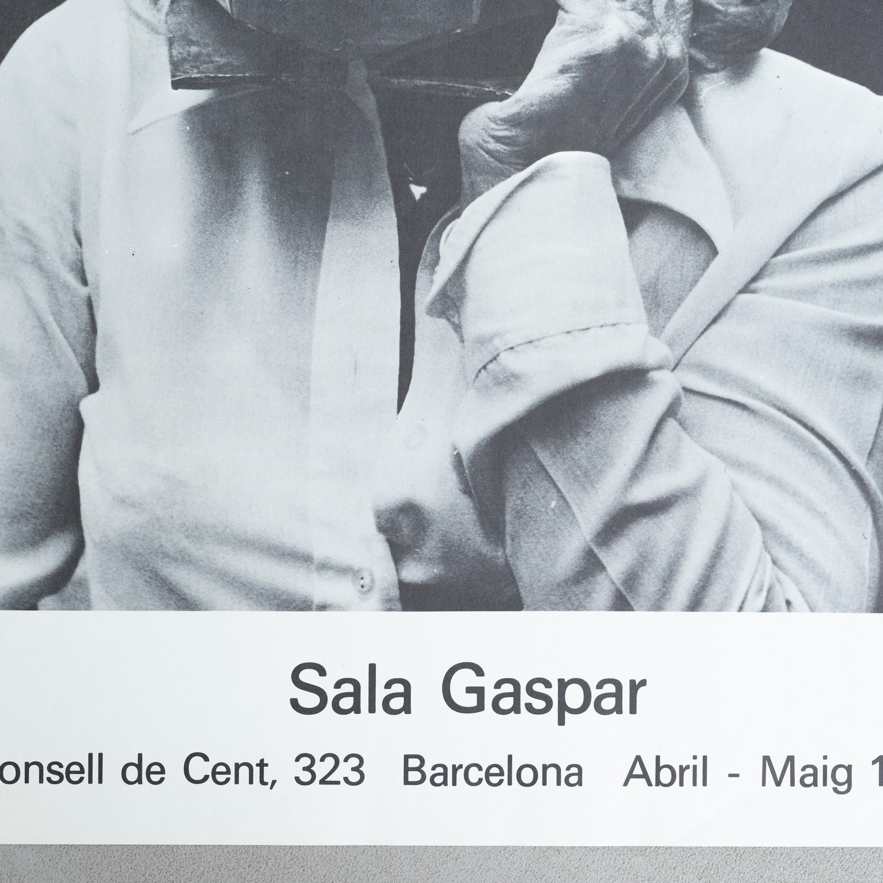 Spanish Original 1979 Exhibition Poster by María Simón For Sale