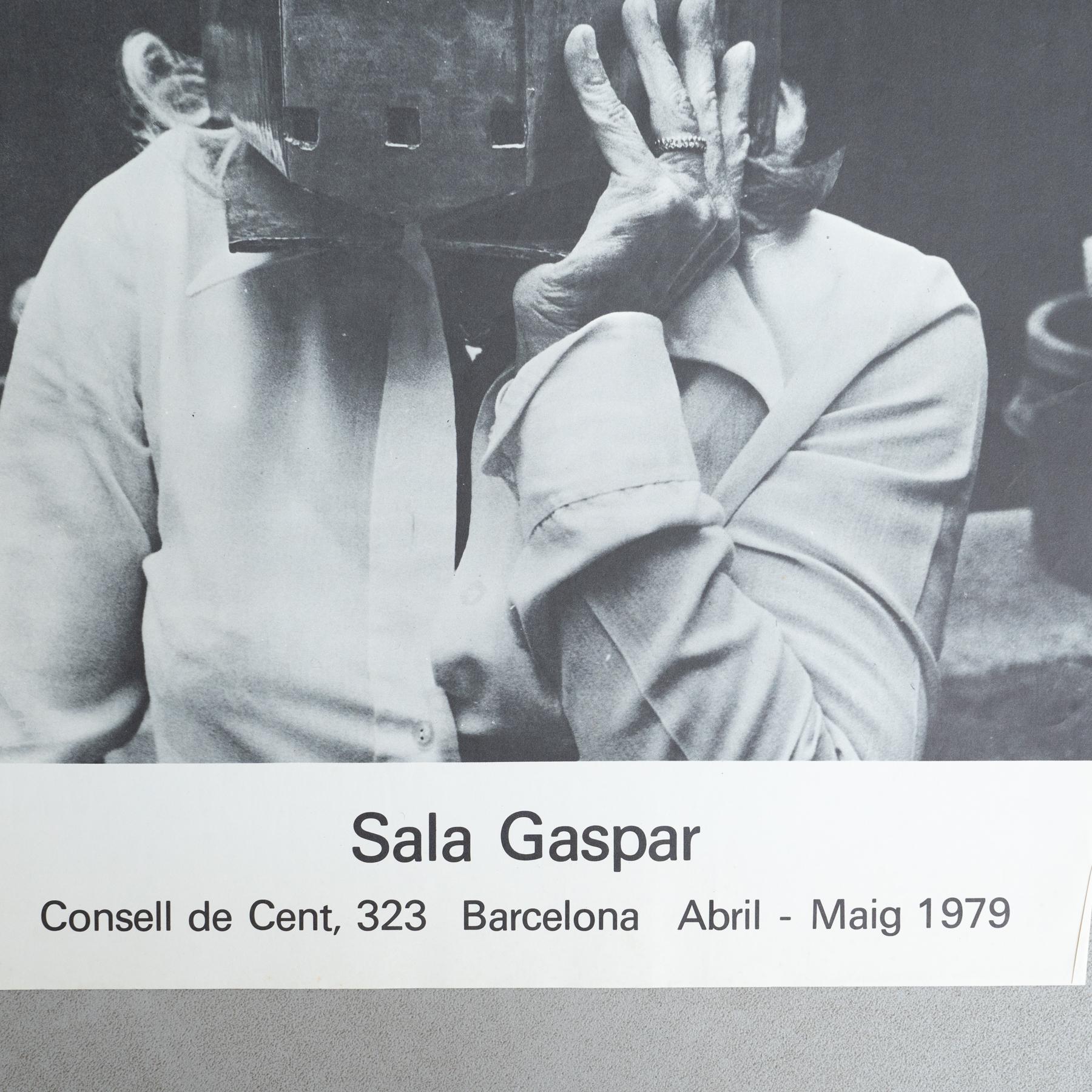 Spanish Original 1979 Exhibition Poster by María Simón For Sale