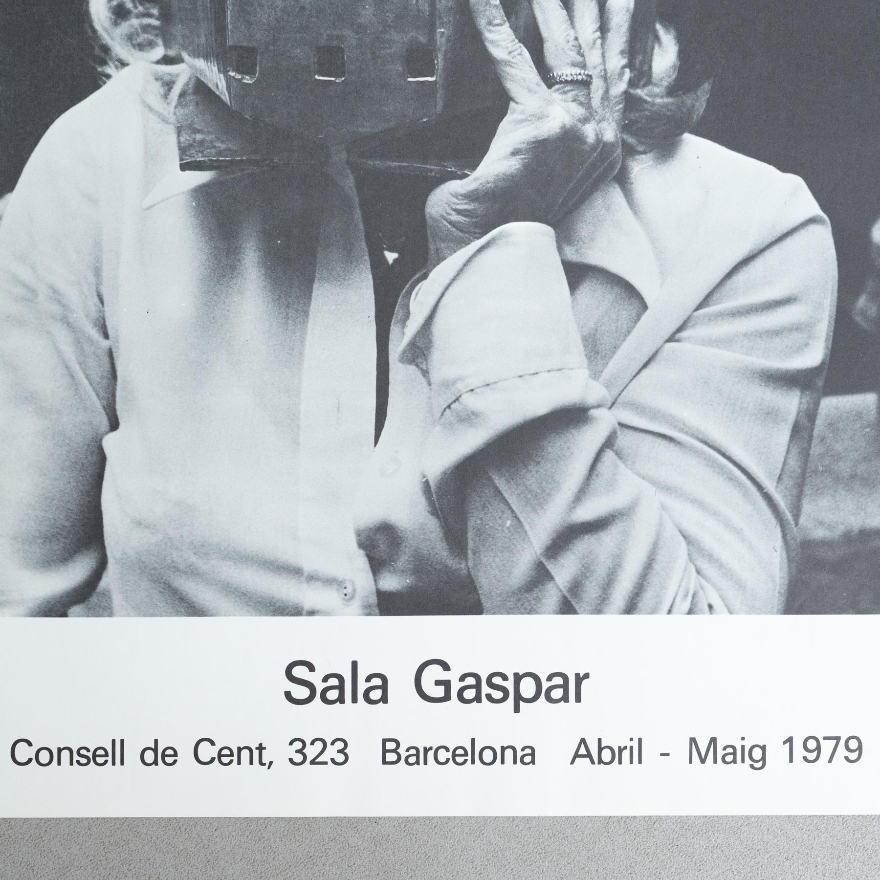 Spanish Original 1979 Exhibition Poster by María Simón For Sale