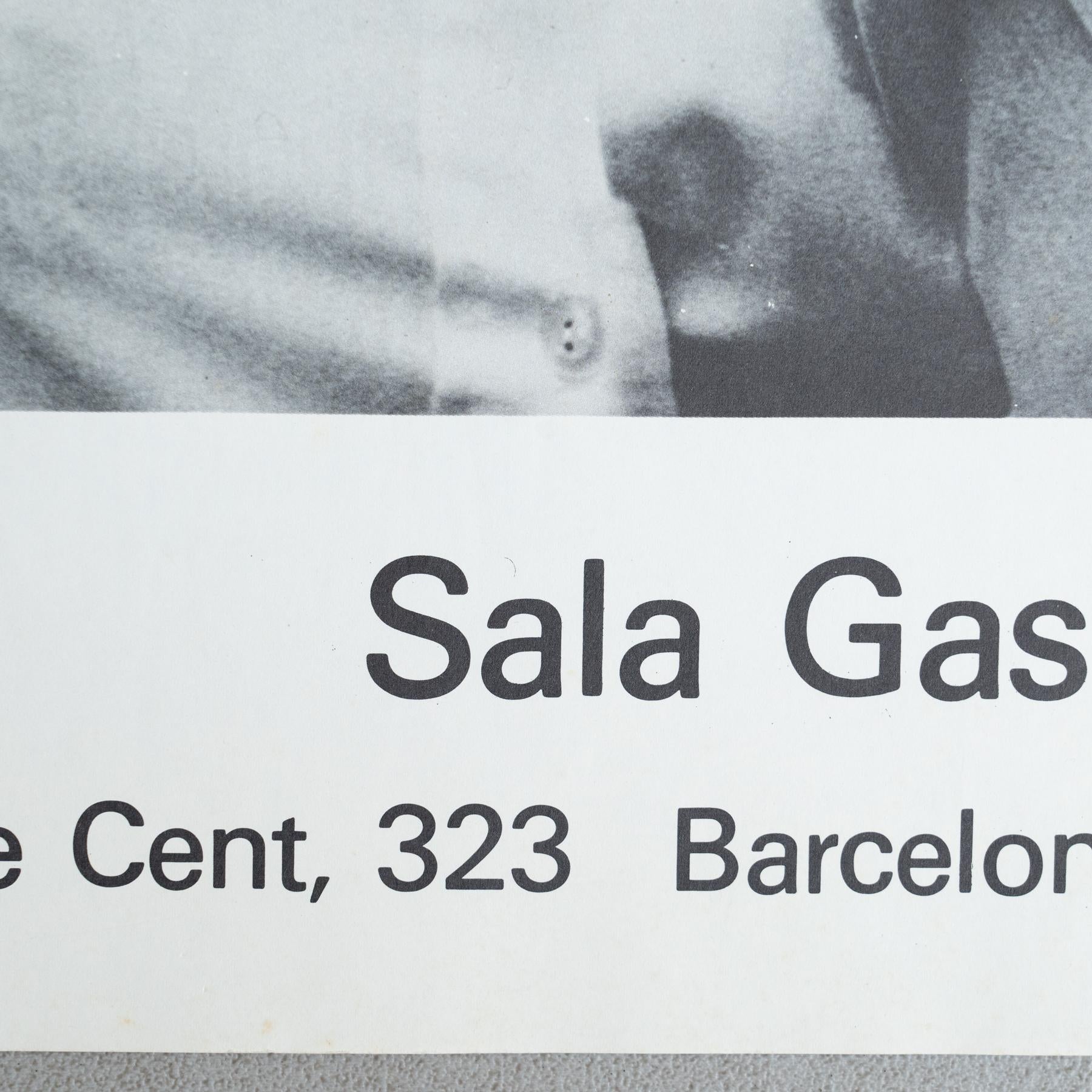 Late 20th Century Original 1979 Exhibition Poster by María Simón For Sale