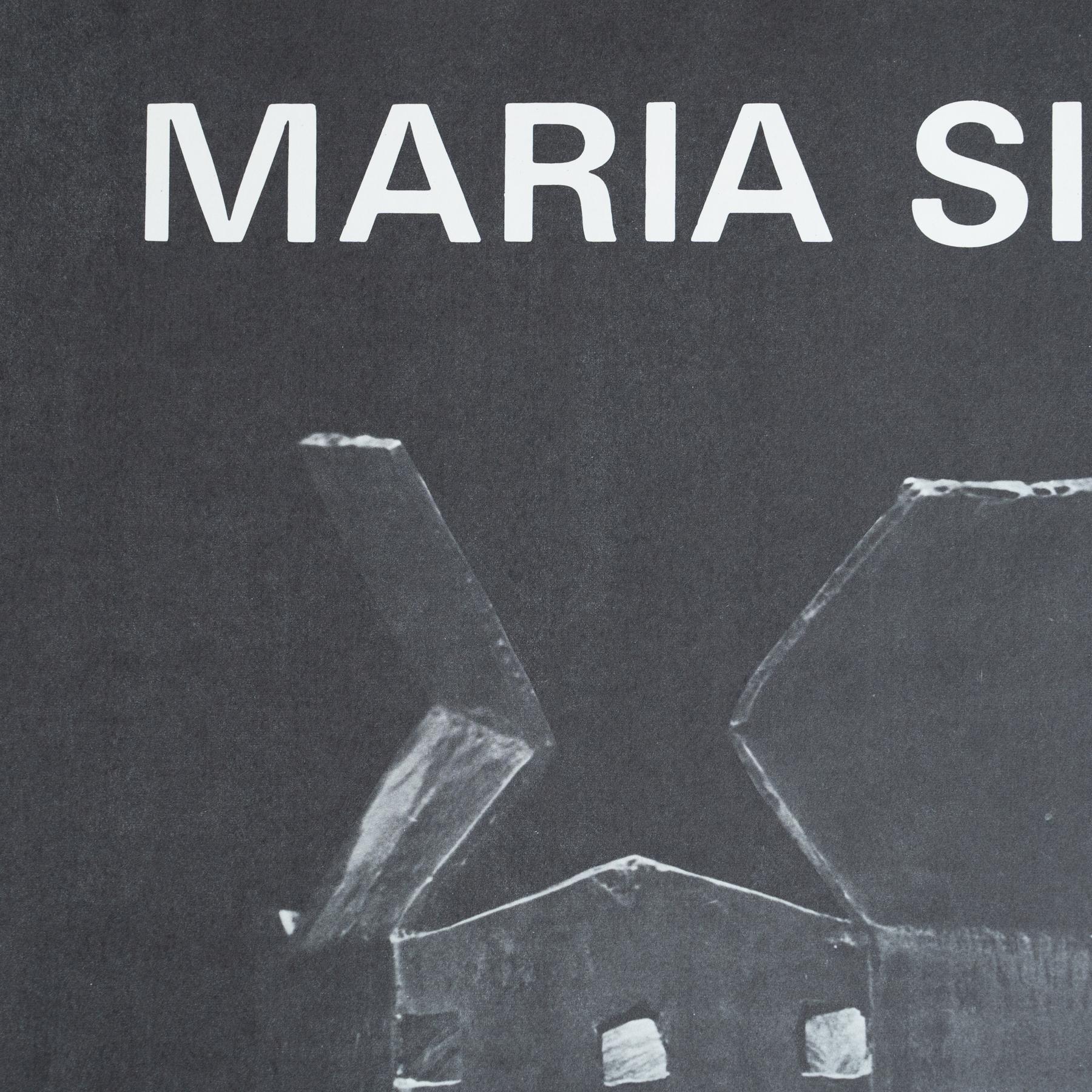 Paper Original 1979 Exhibition Poster by María Simón For Sale
