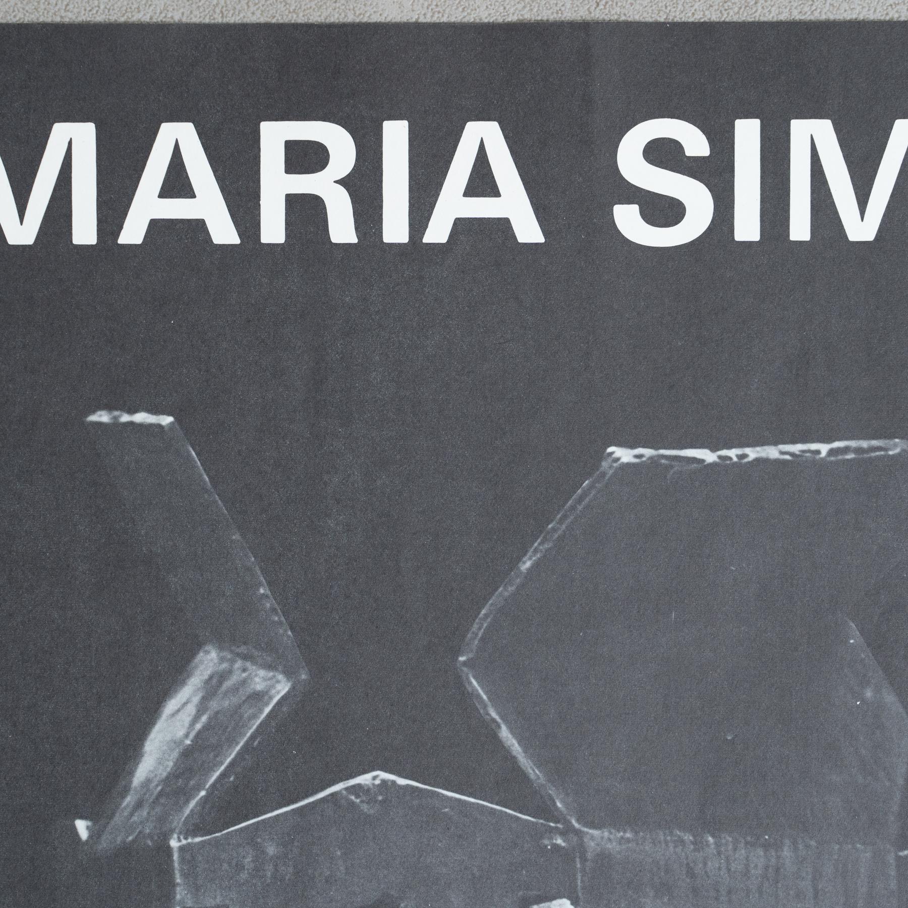 Original-Ausstellungsplakat von 1979 von María Simón (Papier) im Angebot