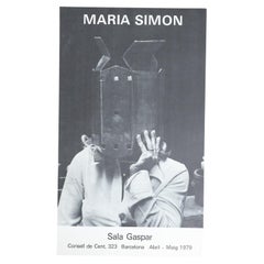 Original-Ausstellungsplakat von 1979 von María Simón