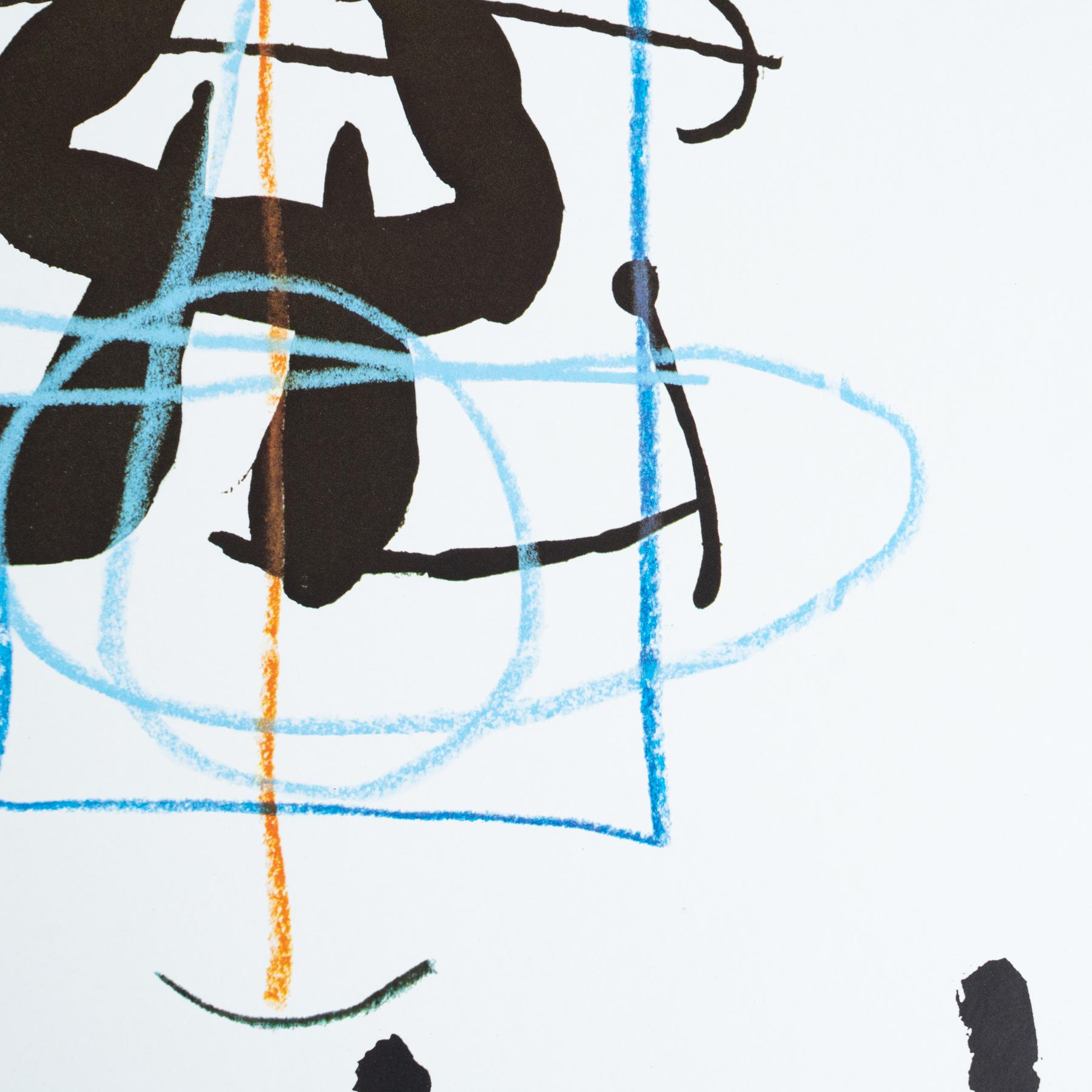 Original 1983 Exhibition Poster by Joan Miró – Sala Gaspar, Barcelona For Sale 1