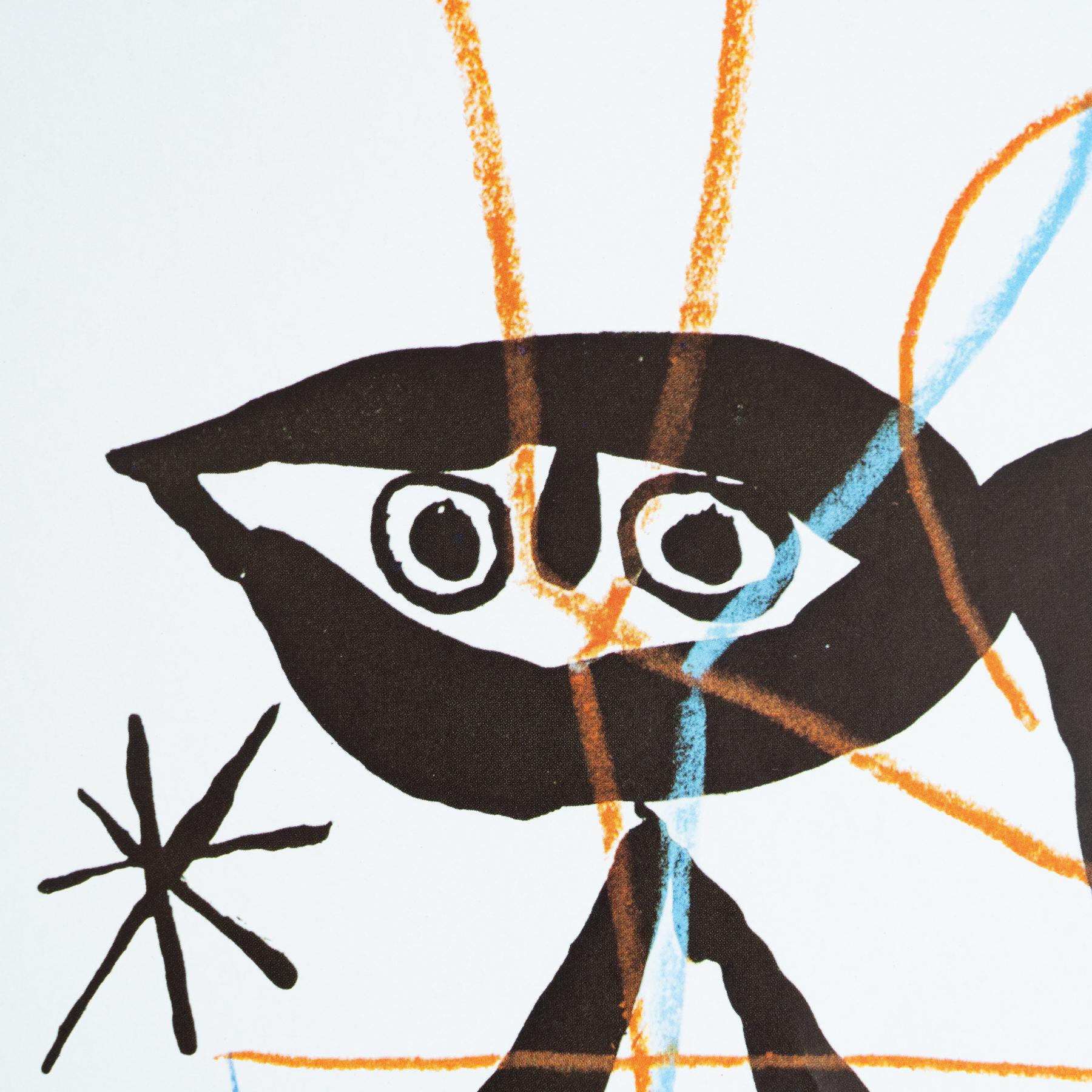 Original 1983 Exhibition Poster by Joan Miró – Sala Gaspar, Barcelona For Sale 2