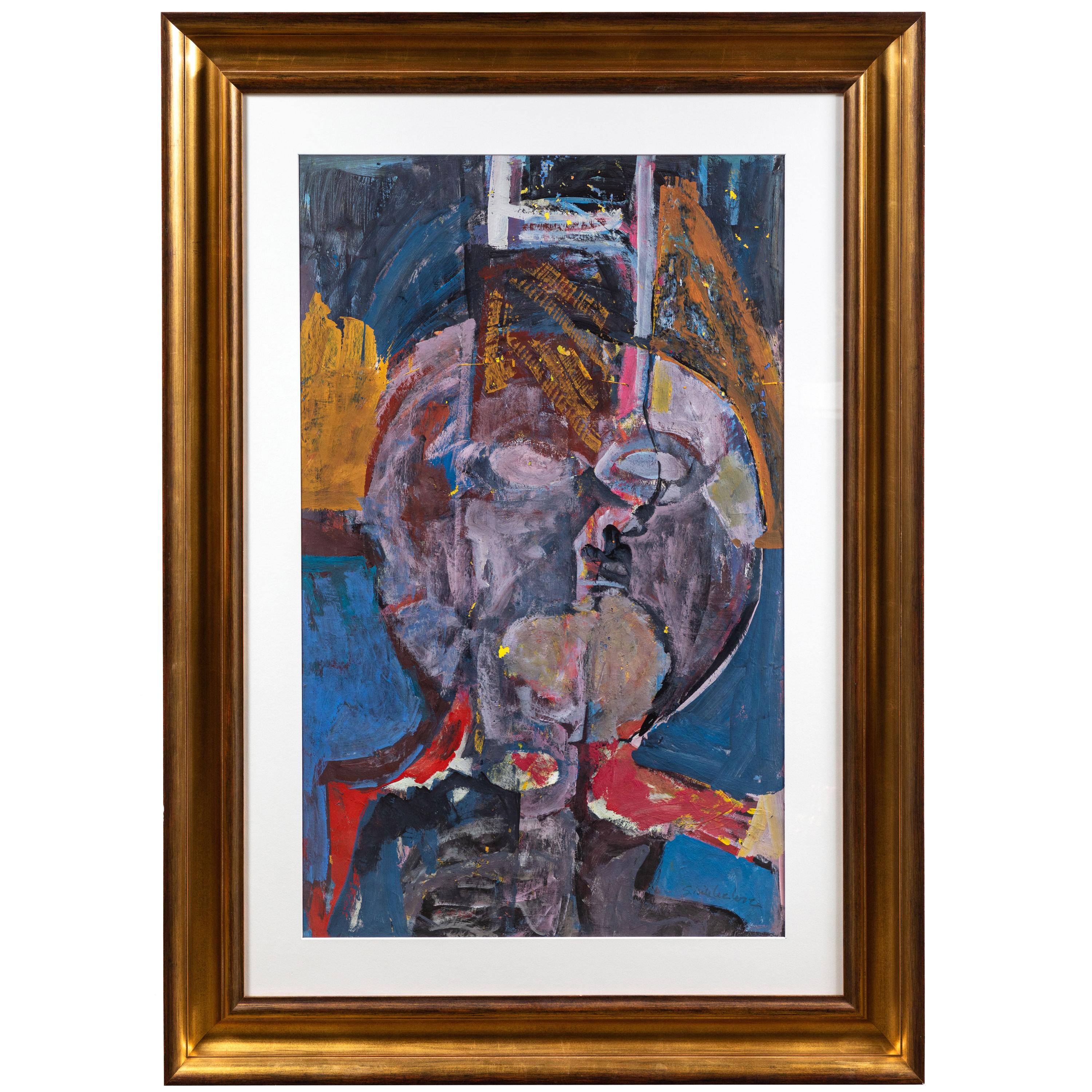 Original, 1985 Abstract Figurative Painting