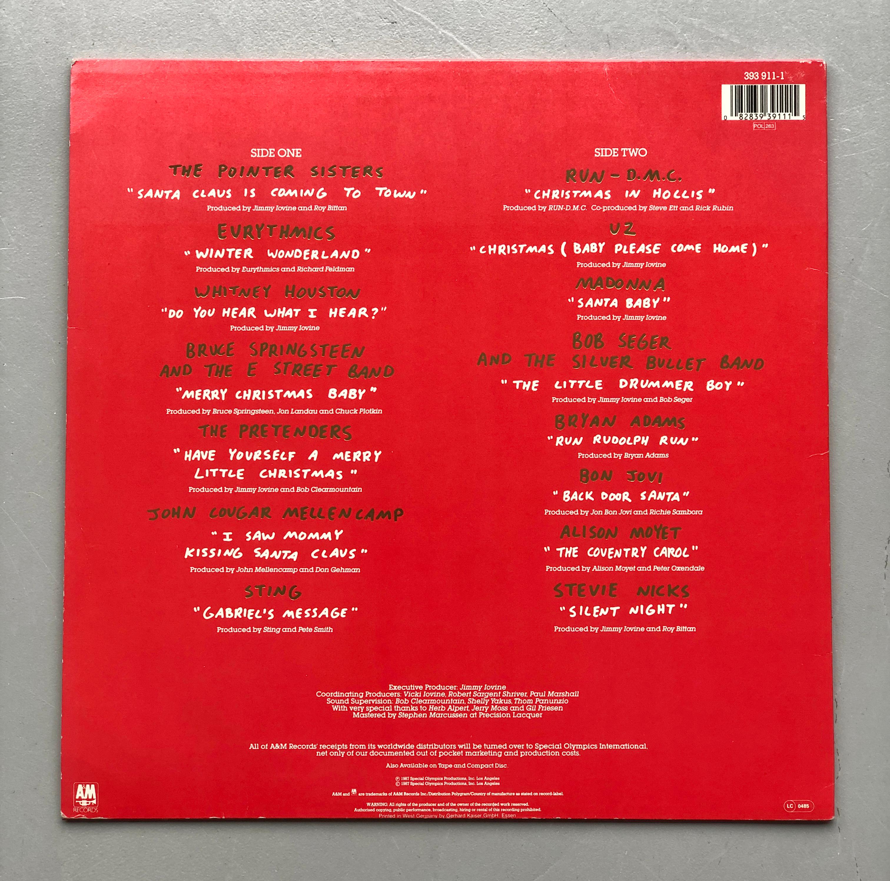 A Very Special Christmas Original 1987, erste druckbare Vinyl-Platte  im Angebot 5