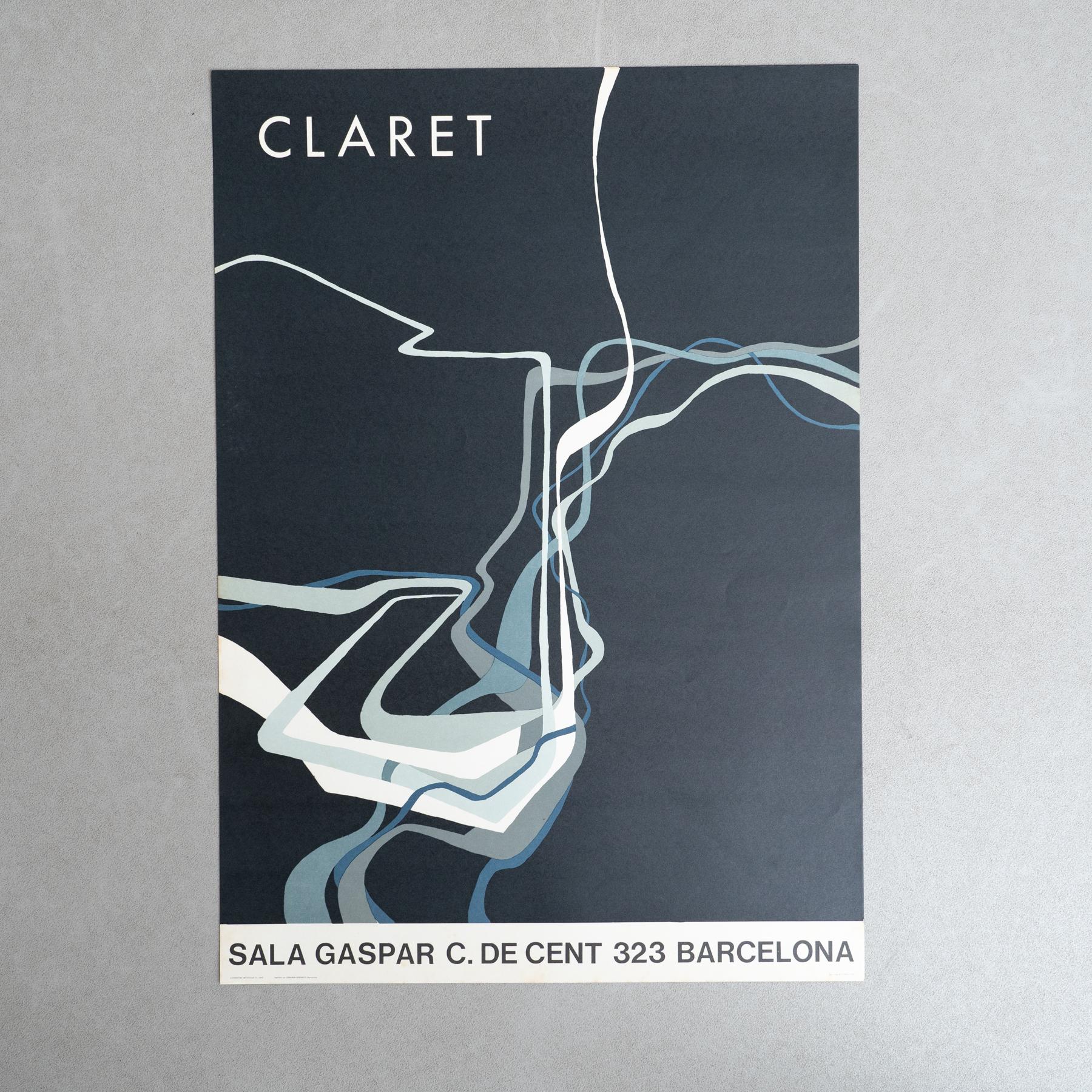 Cartel original de la exposición de Joan Claret de 1989 - Sala Gaspar, Barcelona

Artista: Joan Claret

Exposición: Sala Gaspar, Barcelona

Año: 1989

Dimensiones: 68,5 x 48 cm

Estado: Buen estado vintage con pequeñas marcas e imperfecciones