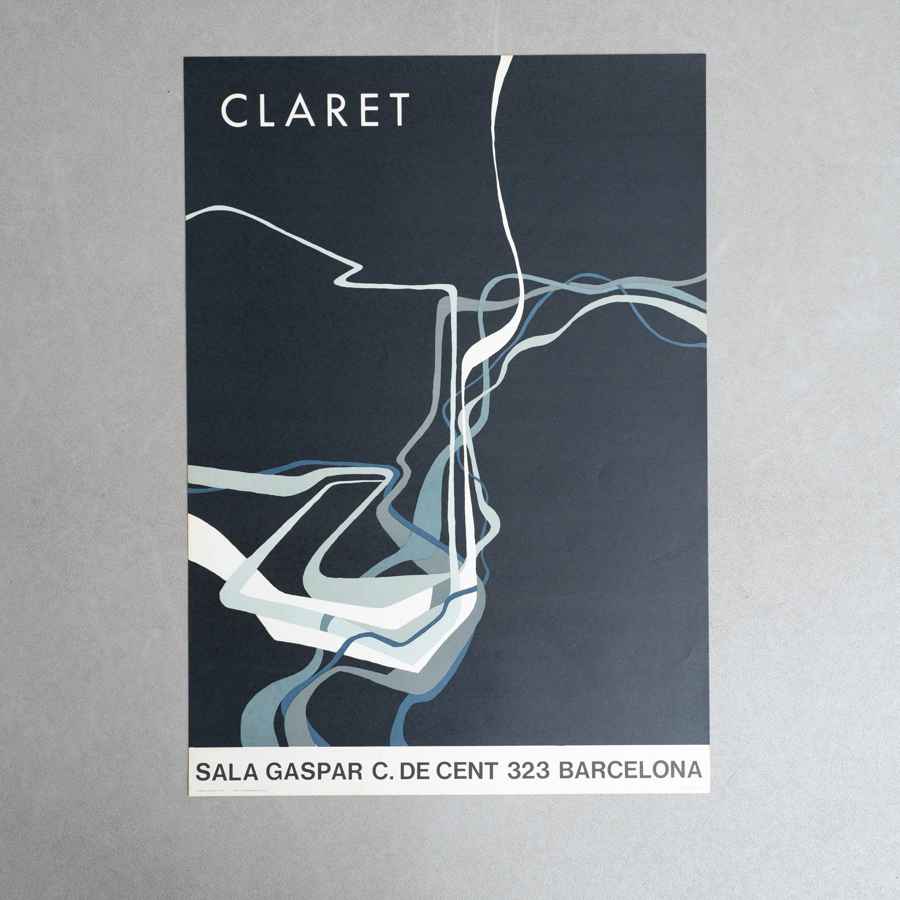 Affiche originale de l'exposition de 1989 de Joan Claret - Sala Gaspar, Barcelone

Artistics : Joan Claret

Exposition : Sala Gaspar, Barcelone

Année : 1989

Dimensions : 68,5 x 48 cm : 68,5 x 48 cm

Condit : Bon état vintage avec des marques et