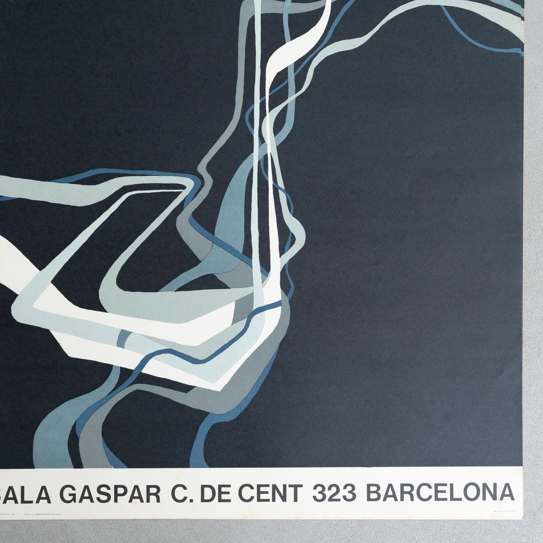 Cartel original de la exposición de Joan Claret de 1989 - Sala Gaspar, Barcelona Español en venta